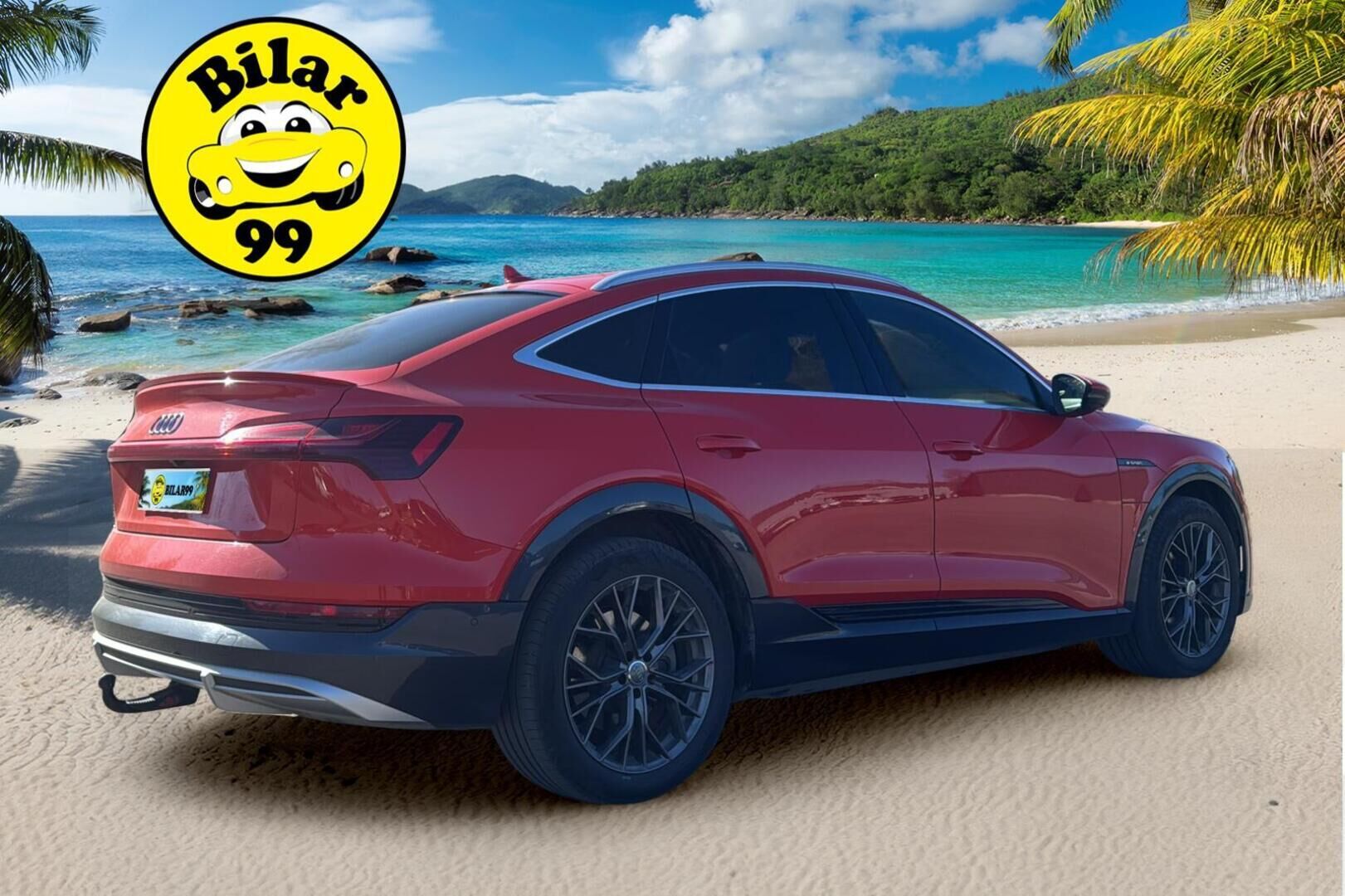 Audi e-tron 2021 Sportback Edition S line 55 quattro *B&O / Koukku / Matrix / Ilma-alusta / Night Vision / HUD / Panorama / ACC / Keyless - ** Kahdet renkaat ja vanteet / Asiallinen huoltohistoria ** - HULLUT AVAJAISHULINAT KORKOTARJOUS 3,29 %