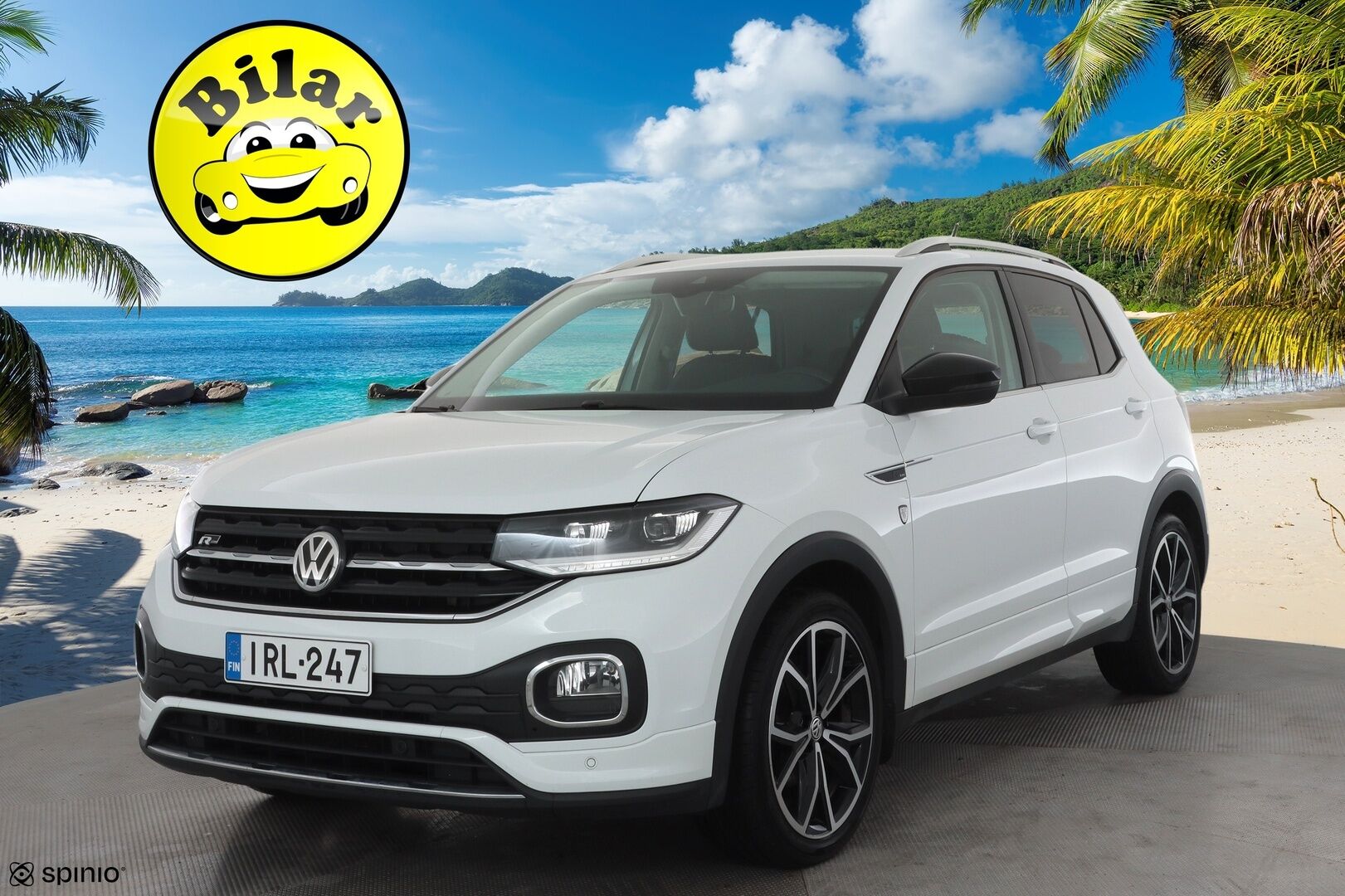 VOLKSWAGEN T-CROSS 2019 1,0 TSI 85 kW R-Line DSG-automaatti - | ACC | Beats | LED | Digimittaristo | Keyless | Lane Assist | BSM | RCTA | App-connect | Navi | P.tutkat | Aut. ilmastointi | 2x renkaat aluin | 