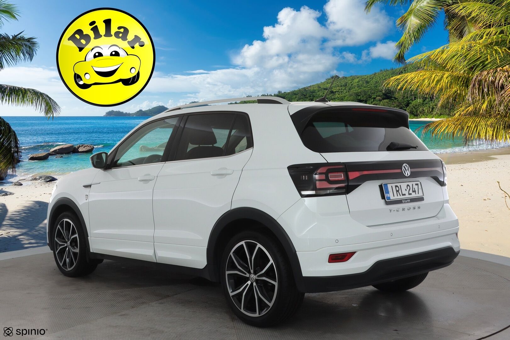VOLKSWAGEN T-CROSS 2019 1,0 TSI 85 kW R-Line DSG-automaatti - | ACC | Beats | LED | Digimittaristo | Keyless | Lane Assist | BSM | RCTA | App-connect | Navi | P.tutkat | Aut. ilmastointi | 2x renkaat aluin | 