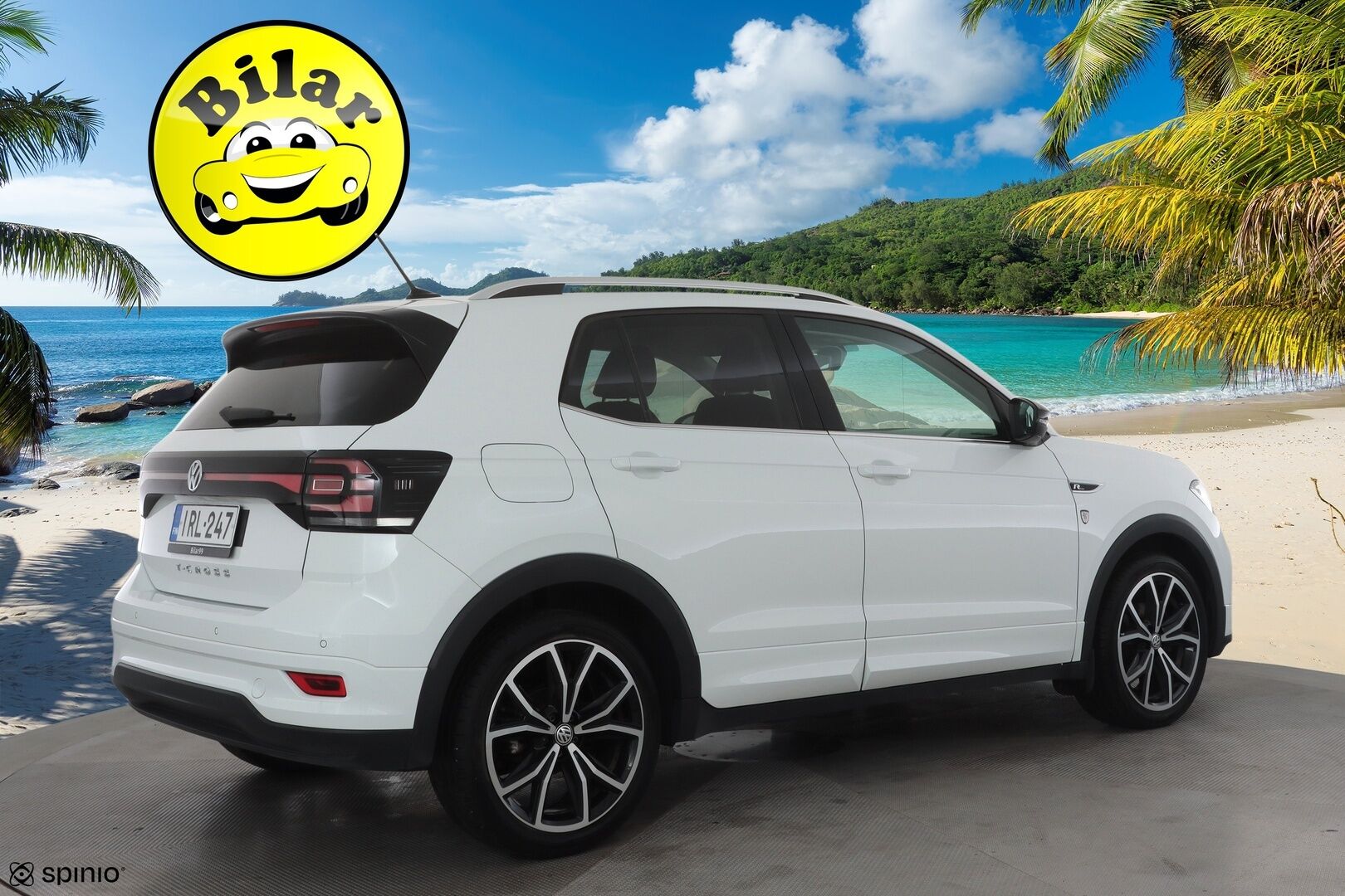 VOLKSWAGEN T-CROSS 2019 1,0 TSI 85 kW R-Line DSG-automaatti - | ACC | Beats | LED | Digimittaristo | Keyless | Lane Assist | BSM | RCTA | App-connect | Navi | P.tutkat | Aut. ilmastointi | 2x renkaat aluin | 