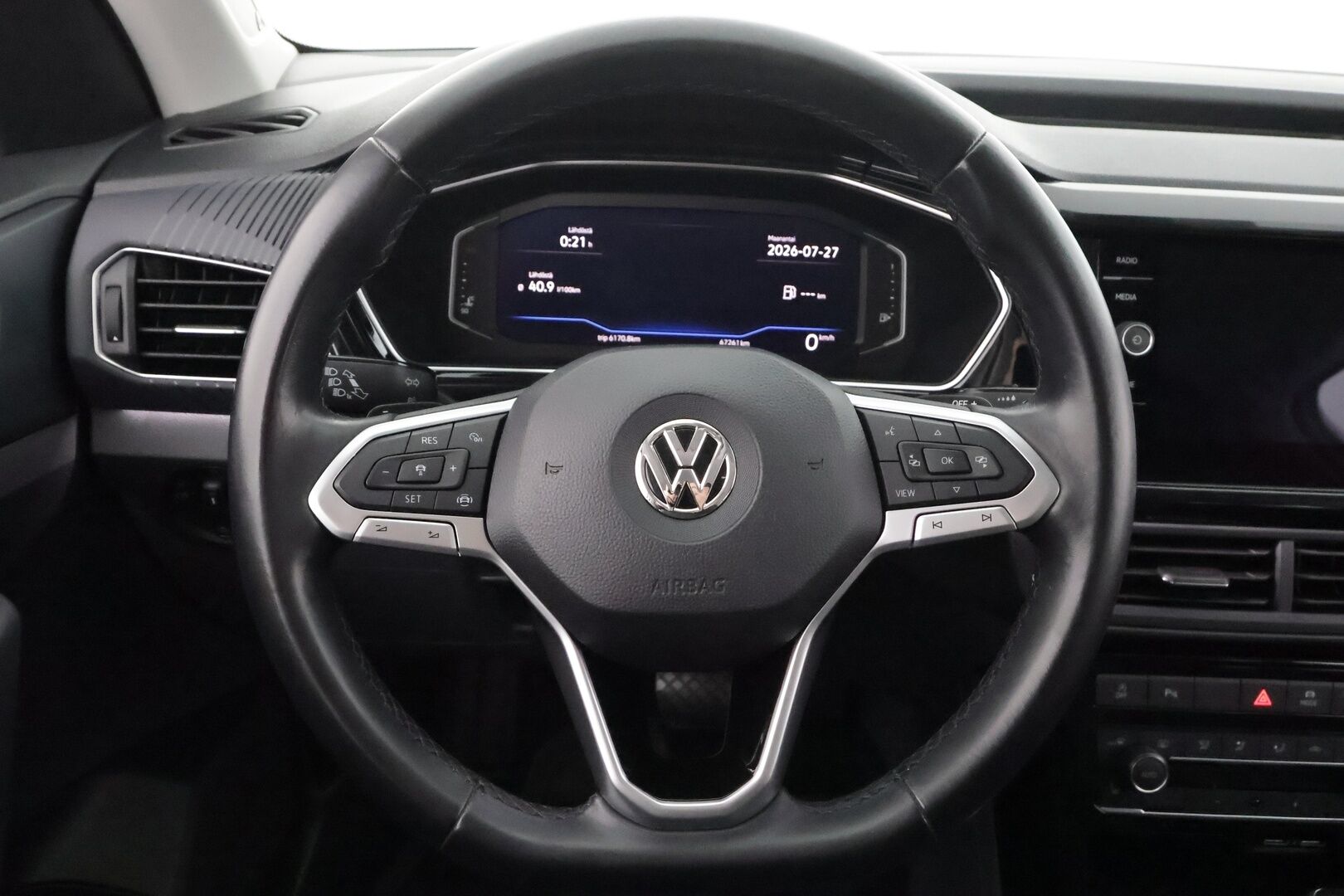 VOLKSWAGEN T-CROSS 2019 1,0 TSI 85 kW R-Line DSG-automaatti - | ACC | Beats | LED | Digimittaristo | Keyless | Lane Assist | BSM | RCTA | App-connect | Navi | P.tutkat | Aut. ilmastointi | 2x renkaat aluin | 