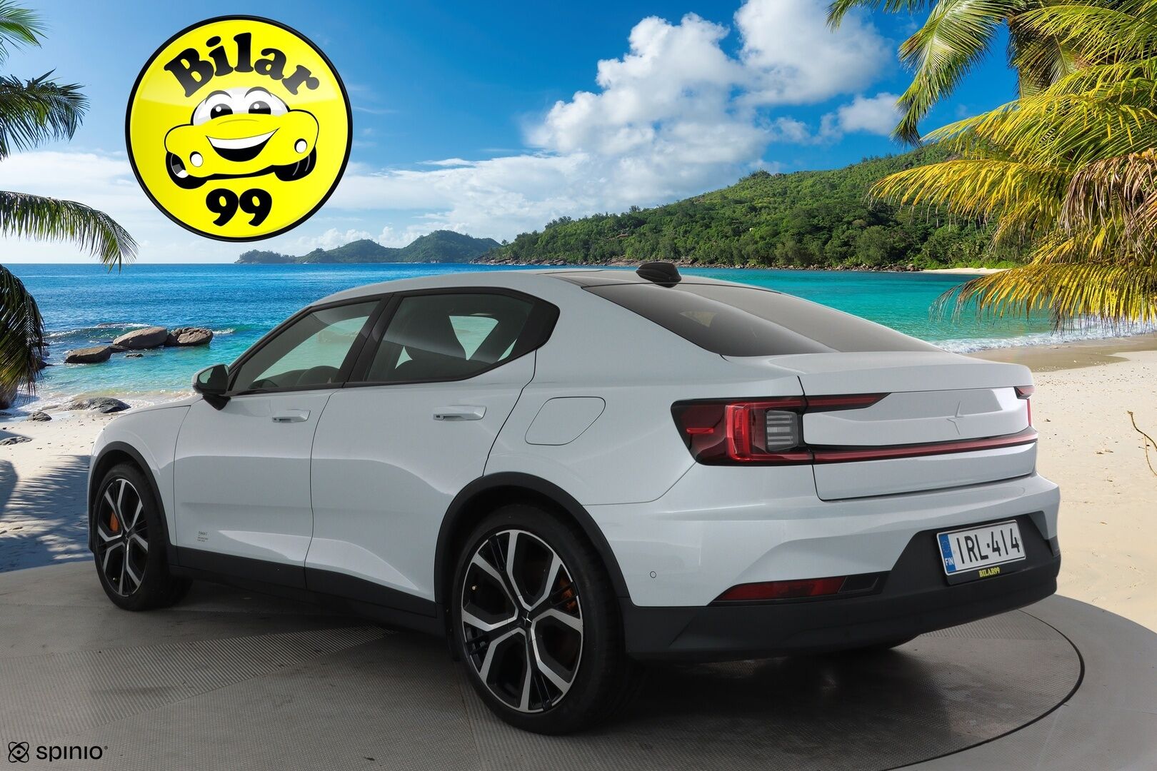 Polestar 2 2021 Launch Edition Performance, 300kW 78kWh **ACC / Lasikatto / H&K / Muistipenkki / 360° / Koukku / Pixel LED** - 3,99 % KORKOTARJOUS TÄHÄN AUTOON 31.8. ASTI! - Kahdet renkaat aluvanteilla / Merkkihuollettu