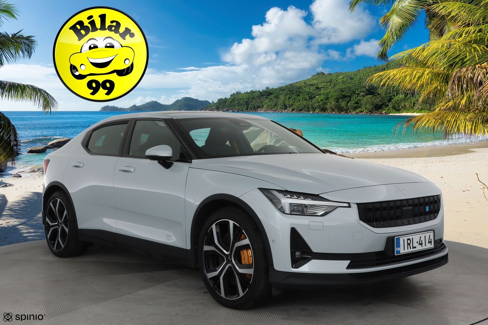 Polestar 2 2021 Launch Edition Performance, 300kW 78kWh **ACC / Lasikatto / H&K / Muistipenkki / 360° / Koukku / Pixel LED** - 3,99 % KORKOTARJOUS TÄHÄN AUTOON 31.8. ASTI! - Kahdet renkaat aluvanteilla / Merkkihuollettu