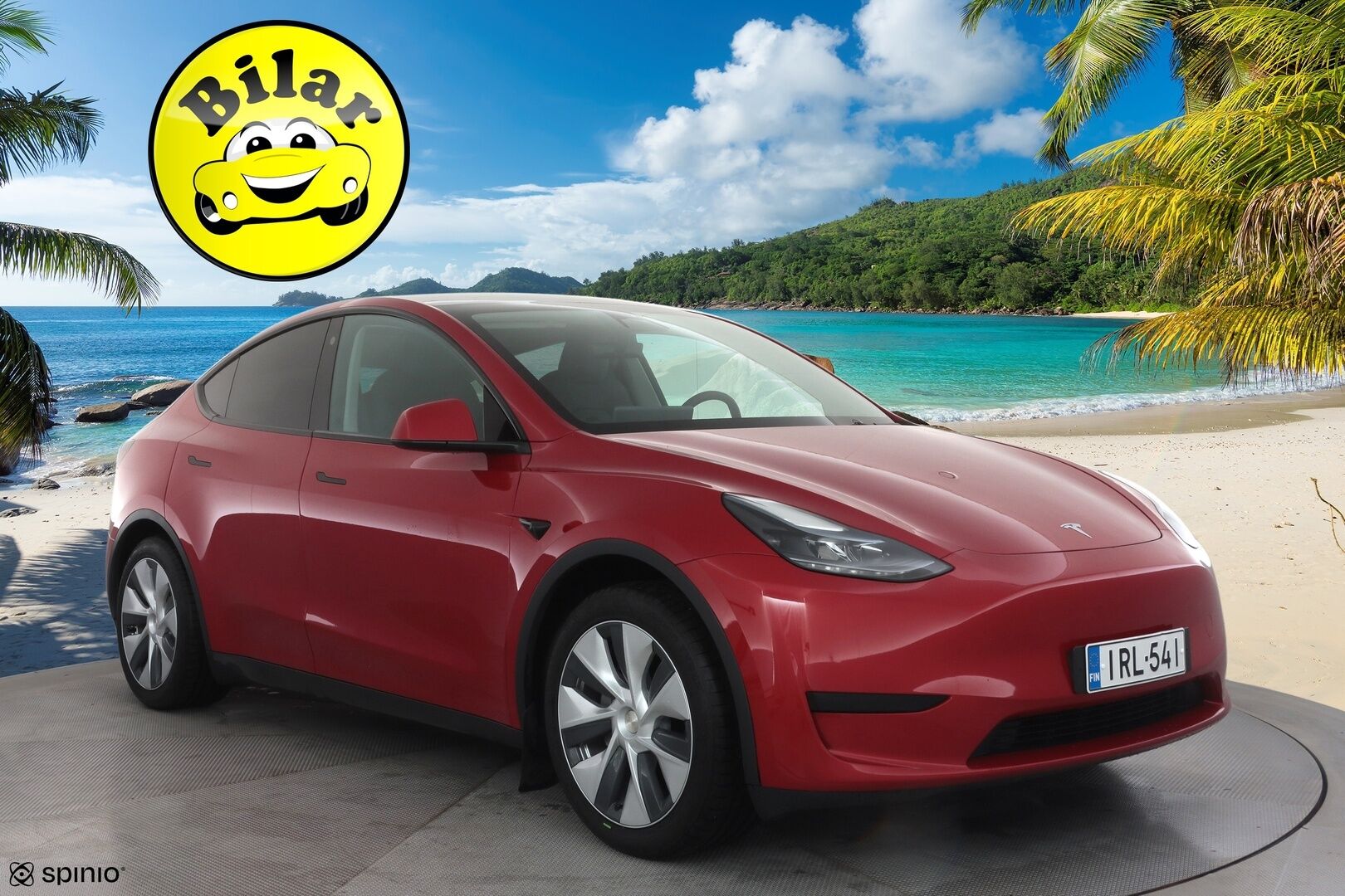 Tesla Model Y 2023 RWD - 1OM Suomiauto | ILP | Koukku | Lasikatto | Nahkasisusta | Matrix LED | ALV | Metalliväri | Upea | 2x Renkaat Alkuperäisvantein!