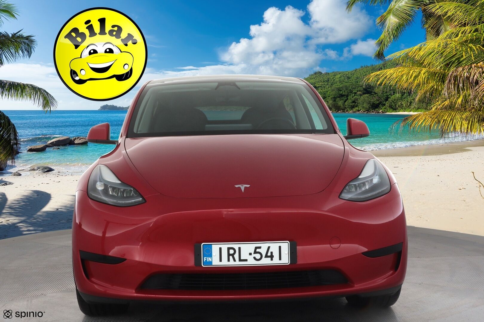 Tesla Model Y 2023 RWD - 1OM Suomiauto | ILP | Koukku | Lasikatto | Nahkasisusta | Matrix LED | ALV | Metalliväri | Upea | 2x Renkaat Alkuperäisvantein!