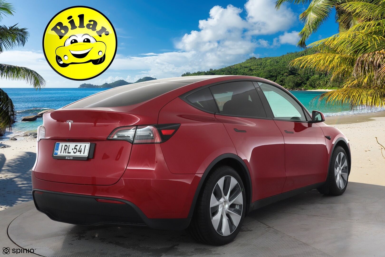 Tesla Model Y 2023 RWD - 1OM Suomiauto | ILP | Koukku | Lasikatto | Nahkasisusta | Matrix LED | ALV | Metalliväri | Upea | 2x Renkaat Alkuperäisvantein!
