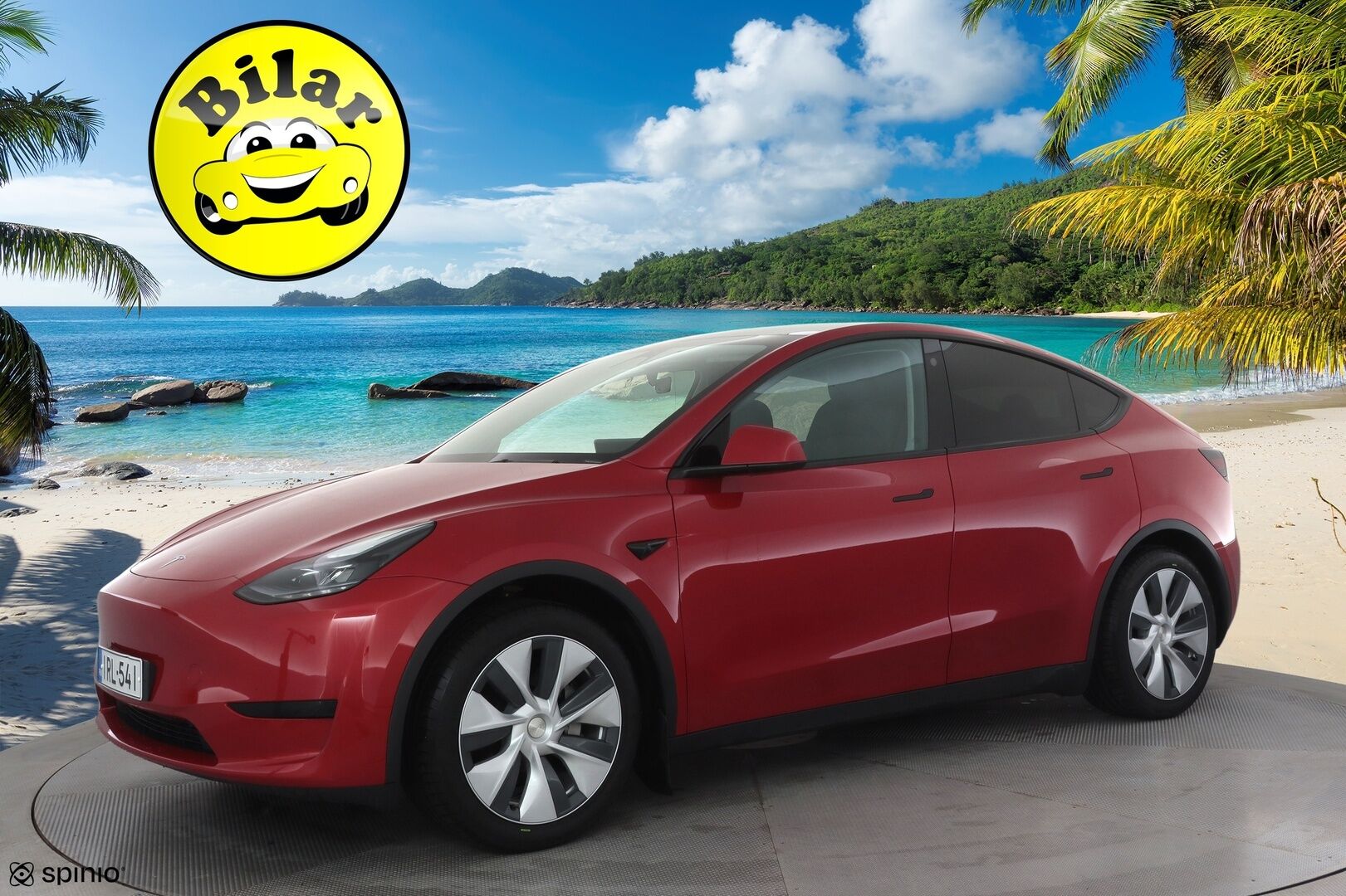 Tesla Model Y 2023 RWD - 1OM Suomiauto | ILP | Koukku | Lasikatto | Nahkasisusta | Matrix LED | ALV | Metalliväri | Upea | 2x Renkaat Alkuperäisvantein!