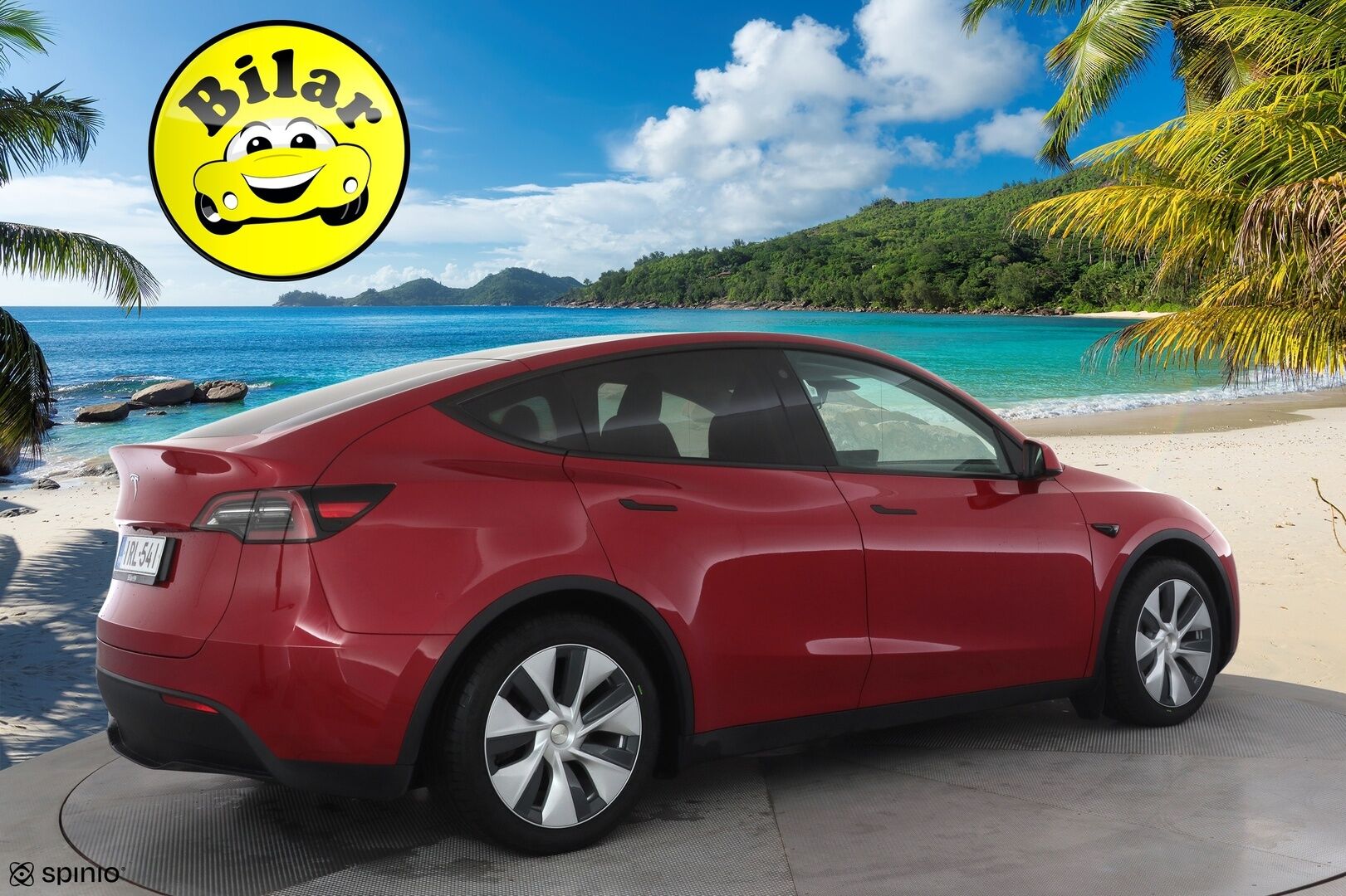 Tesla Model Y 2023 RWD - 1OM Suomiauto | ILP | Koukku | Lasikatto | Nahkasisusta | Matrix LED | ALV | Metalliväri | Upea | 2x Renkaat Alkuperäisvantein!