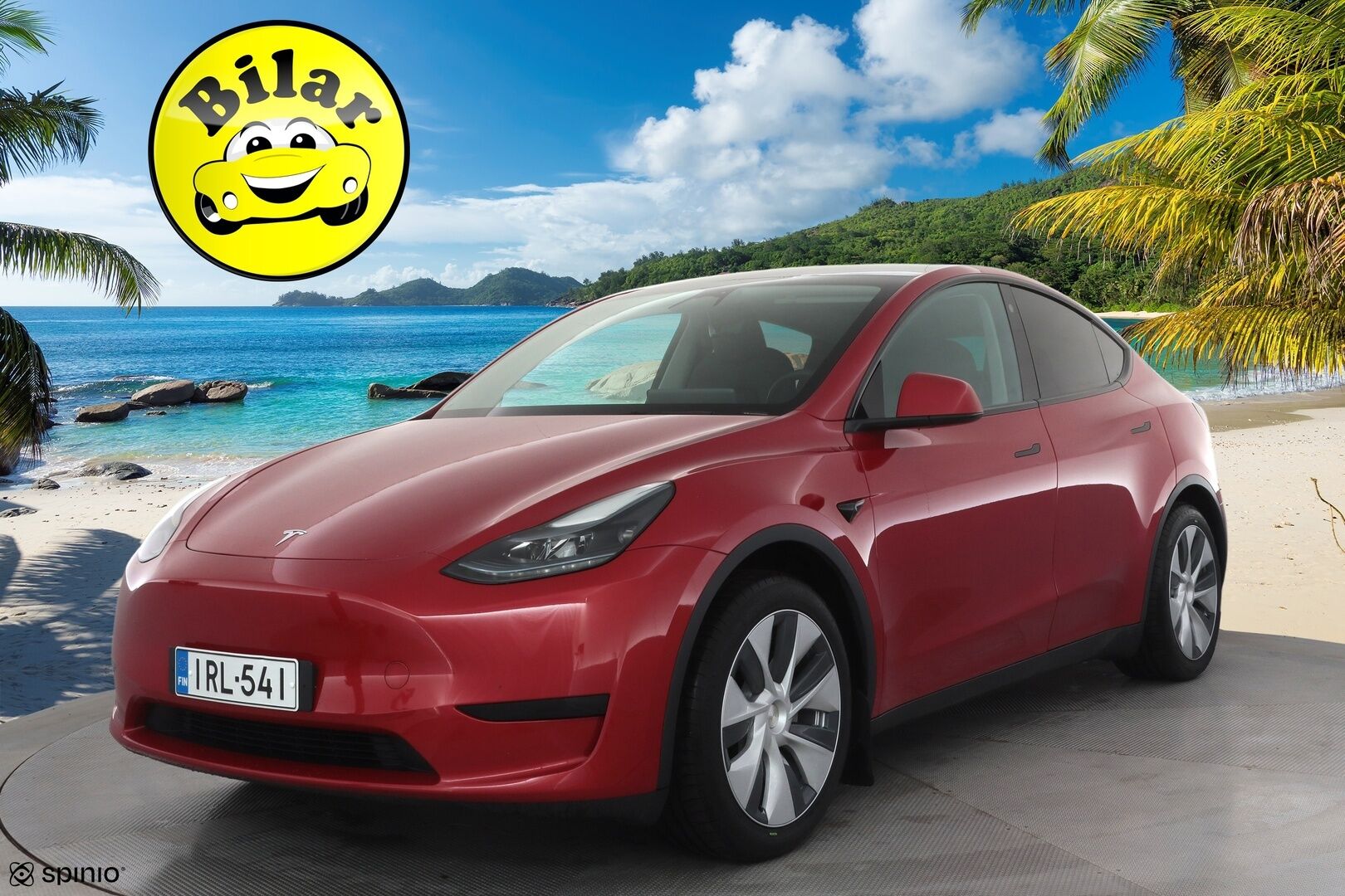Tesla Model Y 2023 RWD - 1OM Suomiauto | ILP | Koukku | Lasikatto | Nahkasisusta | Matrix LED | ALV | Metalliväri | Upea | 2x Renkaat Alkuperäisvantein!