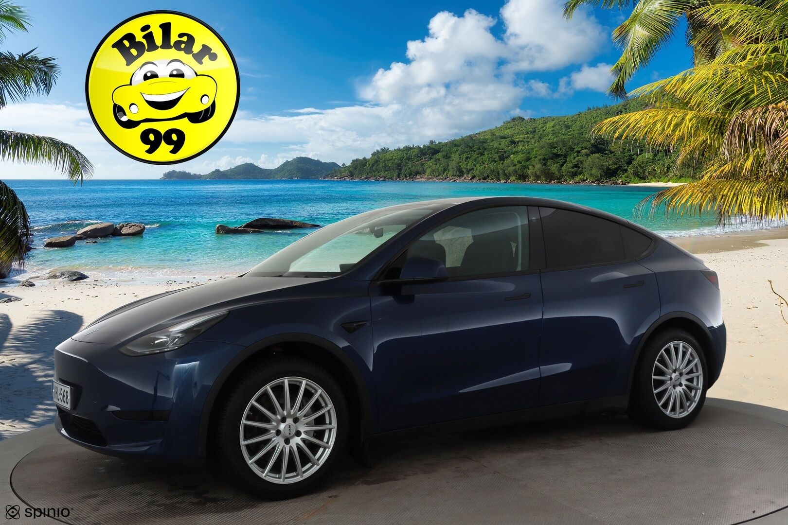 Tesla Model Y 2023 RWD * Koukku / ILP / ACC / Lasikatto / Matrix-LED / P.Kamera / Muistipenkki / Premium Audio / Navi / Kaistavahti * - 1-om Suomi-auto / 2x Latauskaapelit / Kahdet renkaat - HULLUT BLACKWEEK JATKOT - KORKOTARJOUS 2,49%