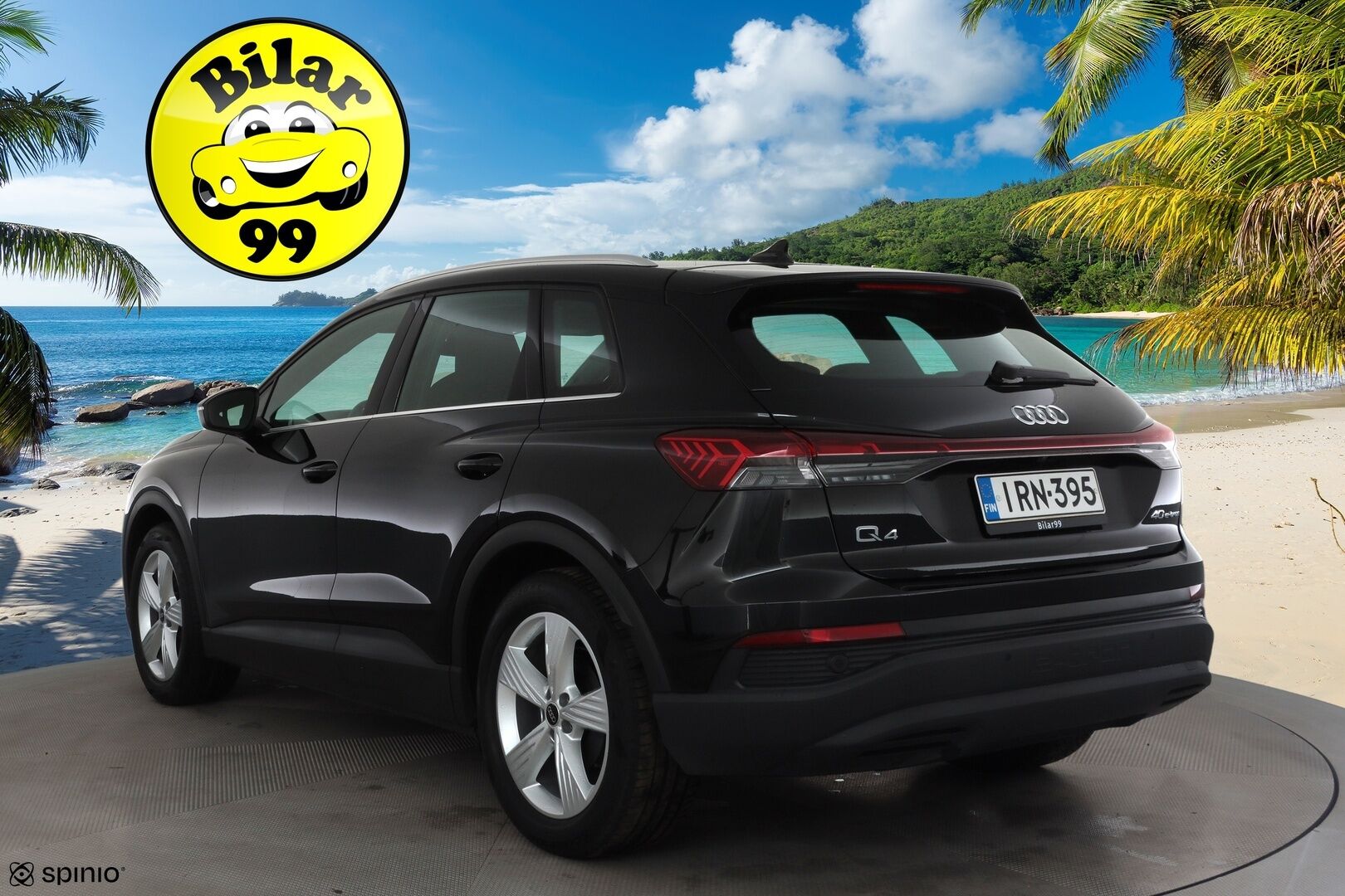 Audi Q4 e-tron 2024 e-tron 40 * ACC / P.kamera / LED / Navi / ILP / Koukku / Sporttipenkit * - 1.Om Suomi-auto / Kahdet renkaat aluvanteilla / Merkkihuollettu - HULLU BLACKWEEK KORKOTARJOUS 2,49%