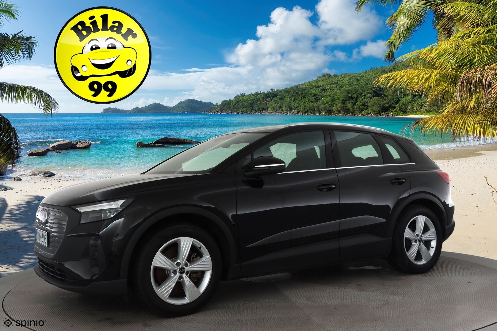 Audi Q4 e-tron 2024 e-tron 40 * ACC / P.kamera / LED / Navi / ILP / Koukku / Sporttipenkit * - 1.Om Suomi-auto / Kahdet renkaat aluvanteilla / Merkkihuollettu - HULLU BLACKWEEK KORKOTARJOUS 2,49%