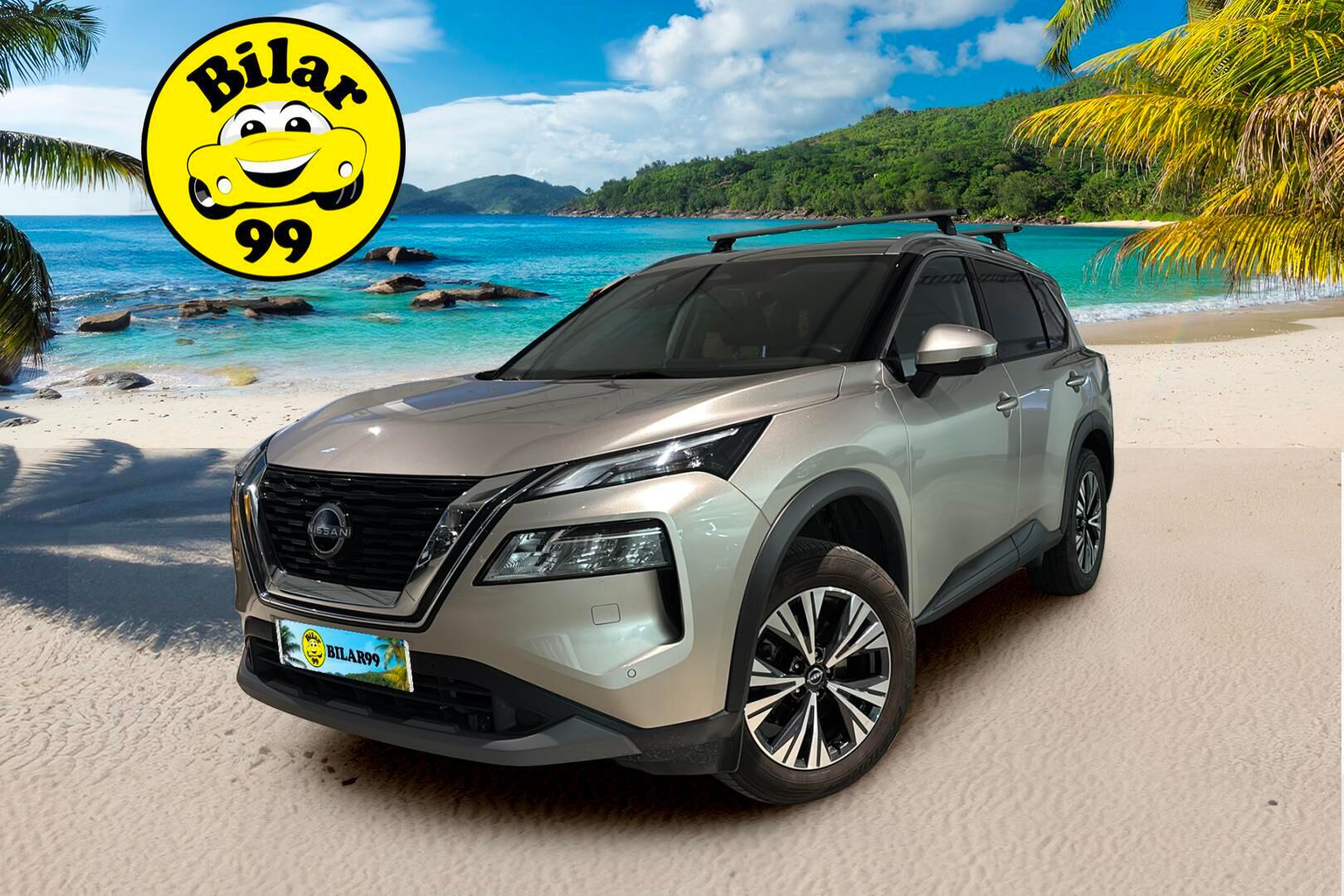 Nissan X-TRAIL 2024 MHEV 2WD N-Connecta 7ST * Acc / 7-paikkainen / 360 Kamera / Vetokoukku /  Webasto / Keyless Go* - 3,99 % KORKOTARJOUS TÄHÄN AUTOON - 7-Paikkainen Suomi-auto hyvillä varusteilla