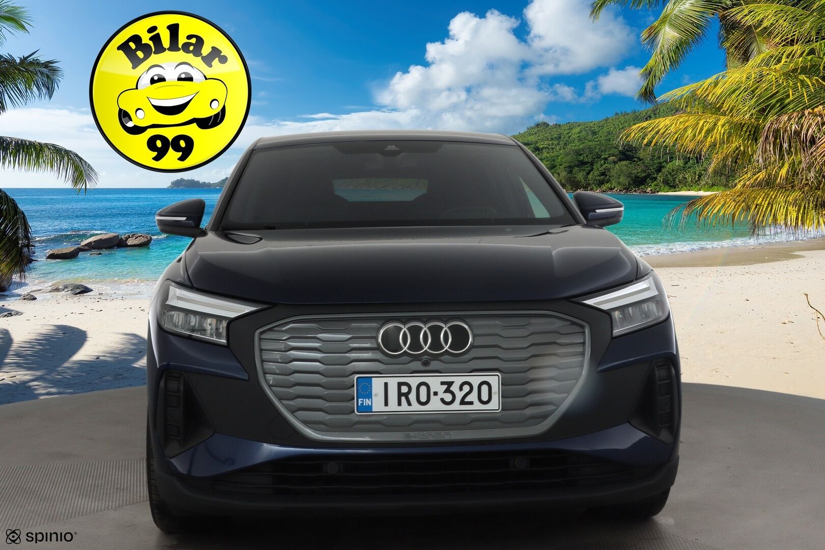 Audi Q4 e-tron 2024 45 e-tron quattro Sportback Limited * ILP / Koukku / ACC / LED / P.Kamera / Sporttipenkit / Navi / Sonos * - 1-om Suomi-auto / Akku kuntotarkastettu SoH 93,9% / 2x Latauskaapelit / Kahdet renkaat - HULLUT JOULUT KORKOTARJOUS 2,49% 