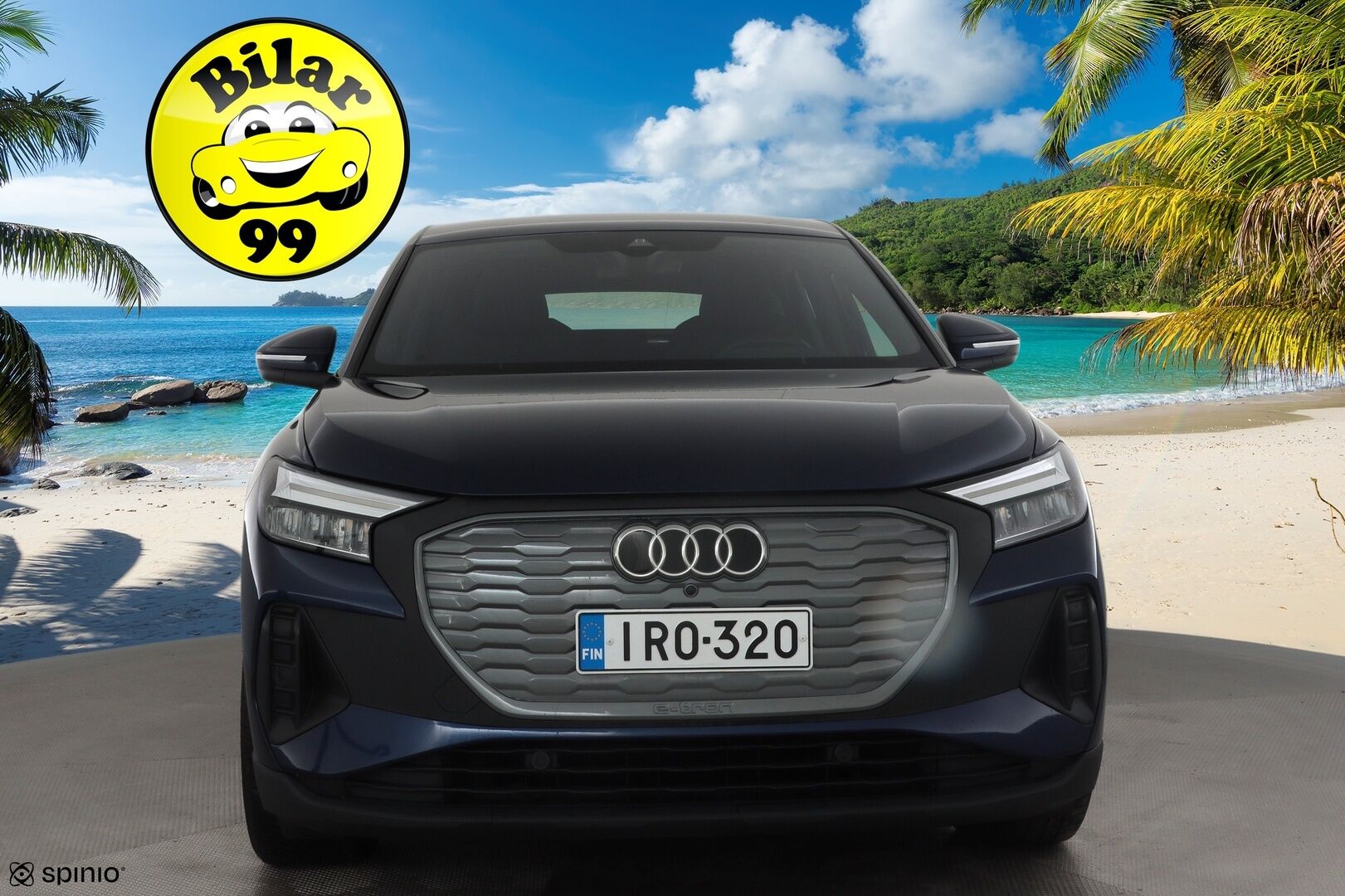 Audi Q4 e-tron 2024 45 e-tron quattro Sportback Limited * ILP / Koukku / ACC / LED / P.Kamera / Sporttipenkit / Navi / Sonos * - 1-om Suomi-auto / Akku kuntotarkastettu SoH 93,9% / 2x Latauskaapelit / Kahdet renkaat