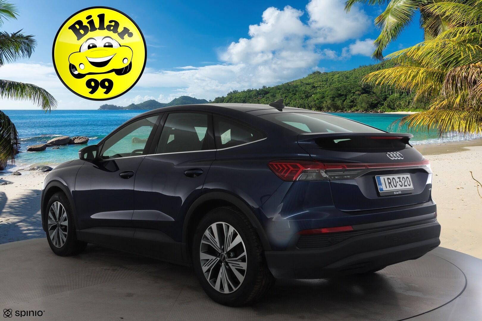 Audi Q4 e-tron 2024 45 e-tron quattro Sportback Limited * ILP / Koukku / ACC / LED / P.Kamera / Sporttipenkit / Navi / Sonos * - 1-om Suomi-auto / Akku kuntotarkastettu SoH 93,9% / 2x Latauskaapelit / Kahdet renkaat