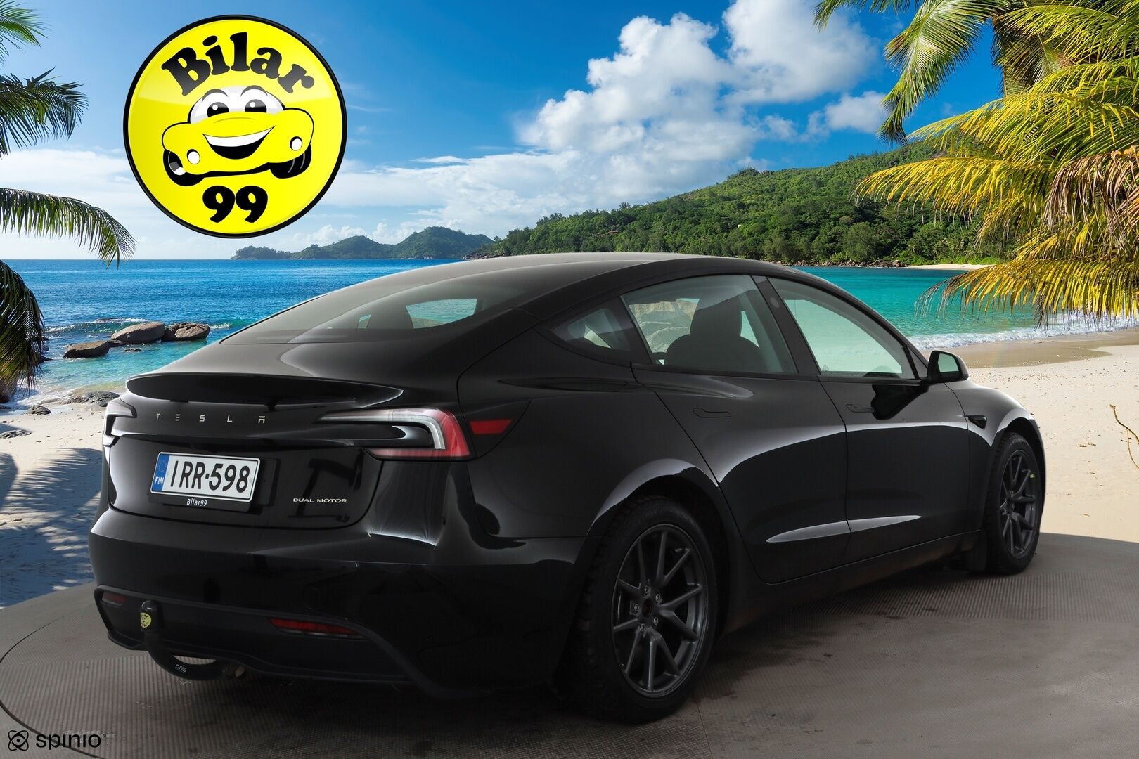 Tesla Model 3 2024 Long Range AWD Highland * Koukku / ILP / ACC / Matrix-LED / P.Kamera / Lasikatto / Premium Audio / Muistipenkki * - 1-om Suomi-auto / 2x Latauskaapelit / Kahdet renkaat - HULLUT JOULUT KORKOTARJOUS 2,49% 