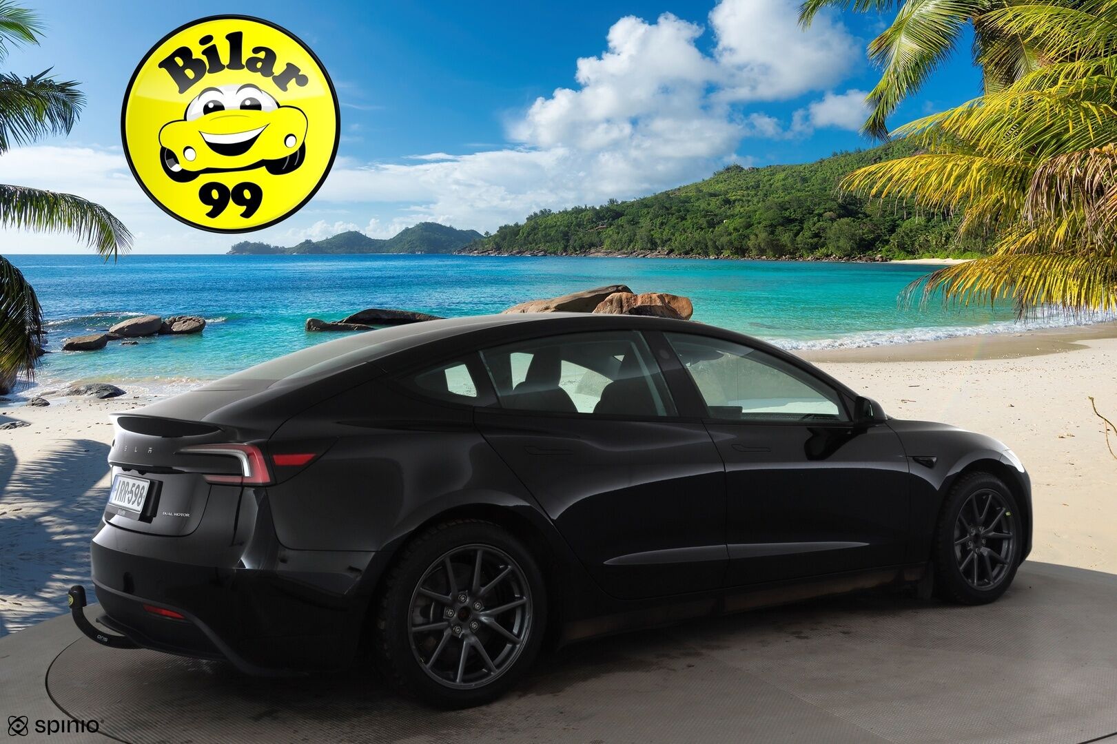 Tesla Model 3 2024 Long Range AWD Highland * Koukku / ILP / ACC / Matrix-LED / P.Kamera / Lasikatto / Premium Audio / Muistipenkki * - 1-om Suomi-auto / 2x Latauskaapelit / Kahdet renkaat - HULLUT JOULUT KORKOTARJOUS 2,49% 