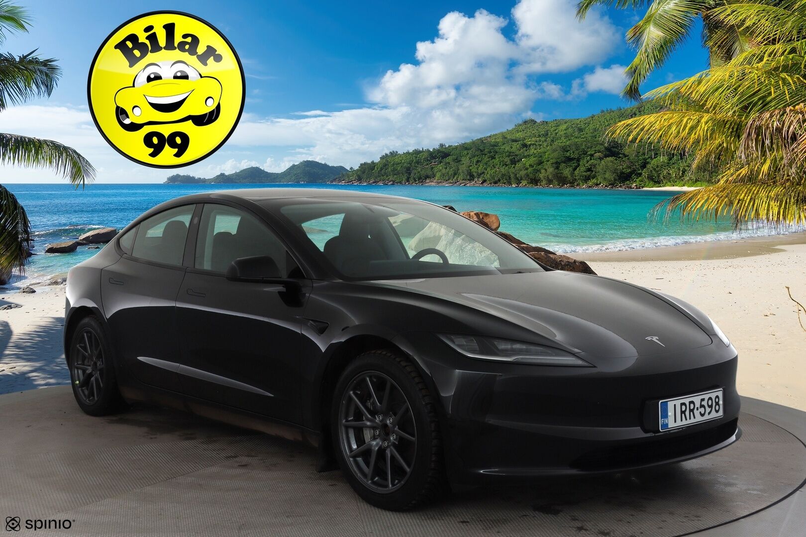 Tesla Model 3 2024 Long Range AWD Highland * Koukku / ILP / ACC / Matrix-LED / P.Kamera / Lasikatto / Premium Audio / Muistipenkki * - 1-om Suomi-auto / 2x Latauskaapelit / Kahdet renkaat - HULLUT JOULUT KORKOTARJOUS 2,49% 