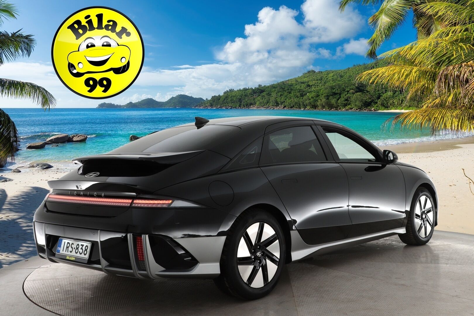 HYUNDAI IONIQ 6 2023 53kWh RWD - Adapt.Vakkari | Peruutuskamera | Lane Assist | Sähköluukku | KeylessGo | Apple&Android | Kahdet renkaat vanteineen