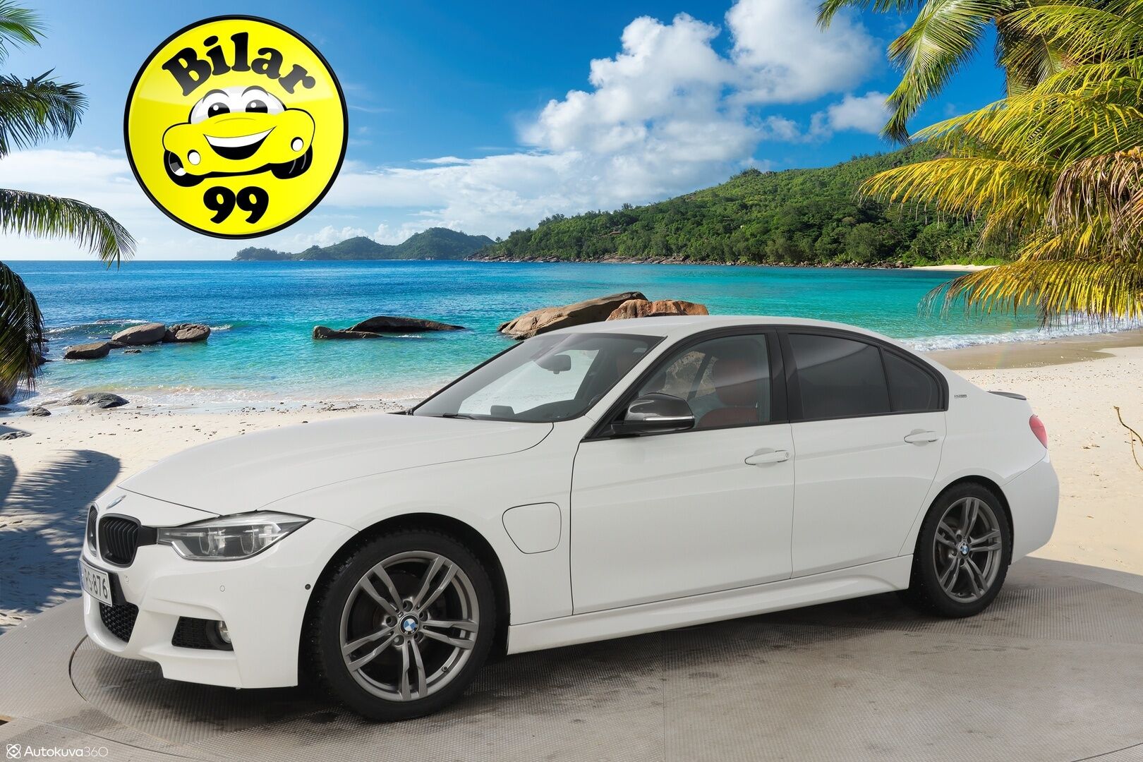 BMW 330 2018 F30 Sedan 330e A Business M Sport - Punaiset sporttinahat / HUD / P-kamera / Muistipenkki / LED-valot / Navi 