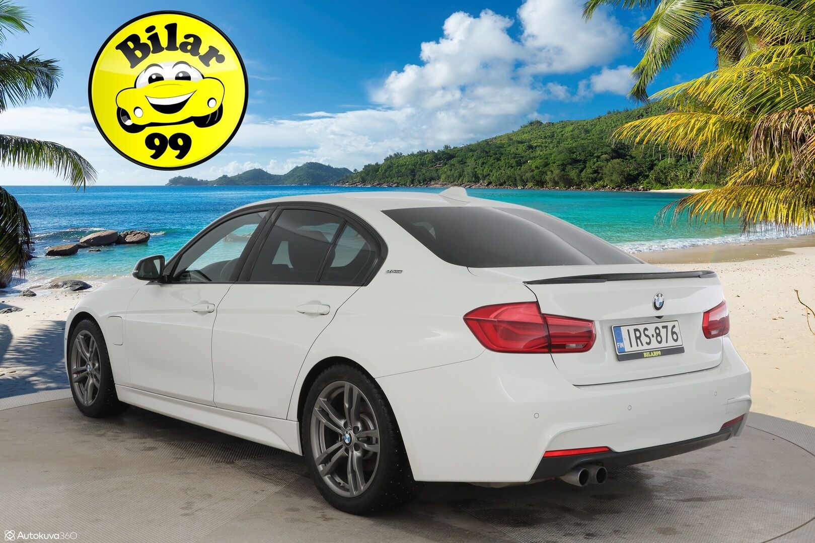 BMW 330 2018 F30 Sedan 330e A Business M Sport - Punaiset sporttinahat / HUD / P-kamera / Muistipenkki / LED-valot / Navi 