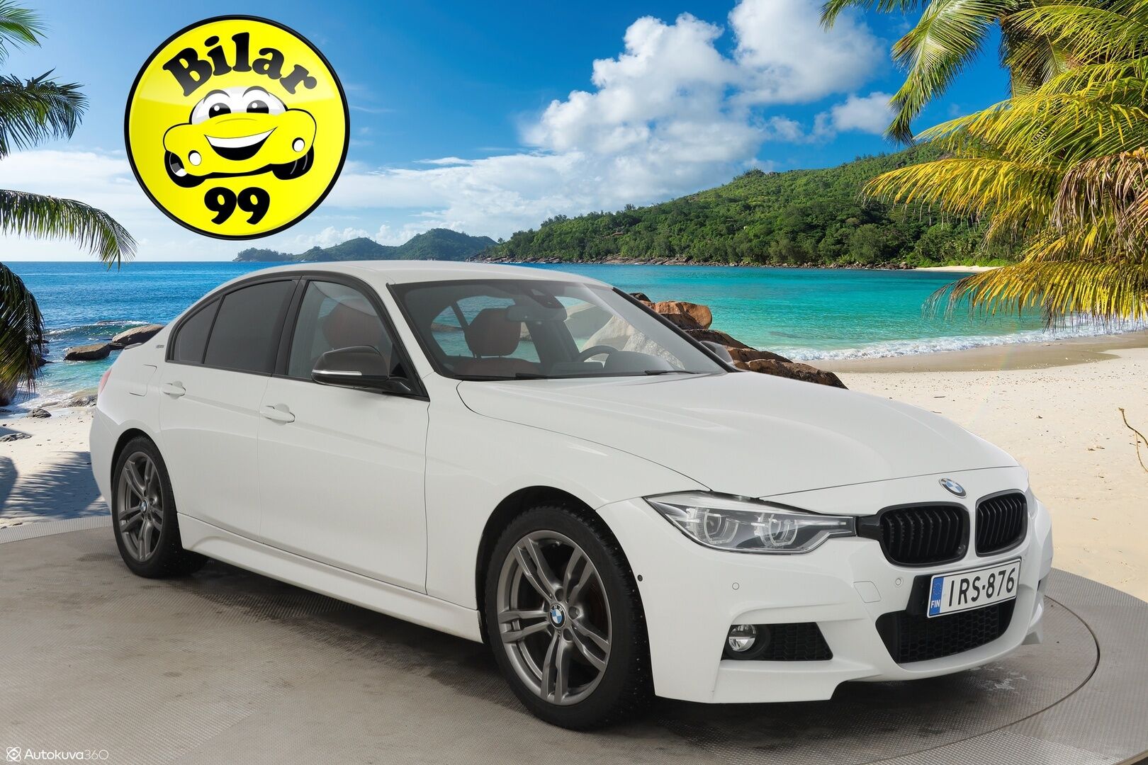 BMW 330 2018 F30 Sedan 330e A Business M Sport - Punaiset sporttinahat / HUD / P-kamera / Muistipenkki / LED-valot / Navi 