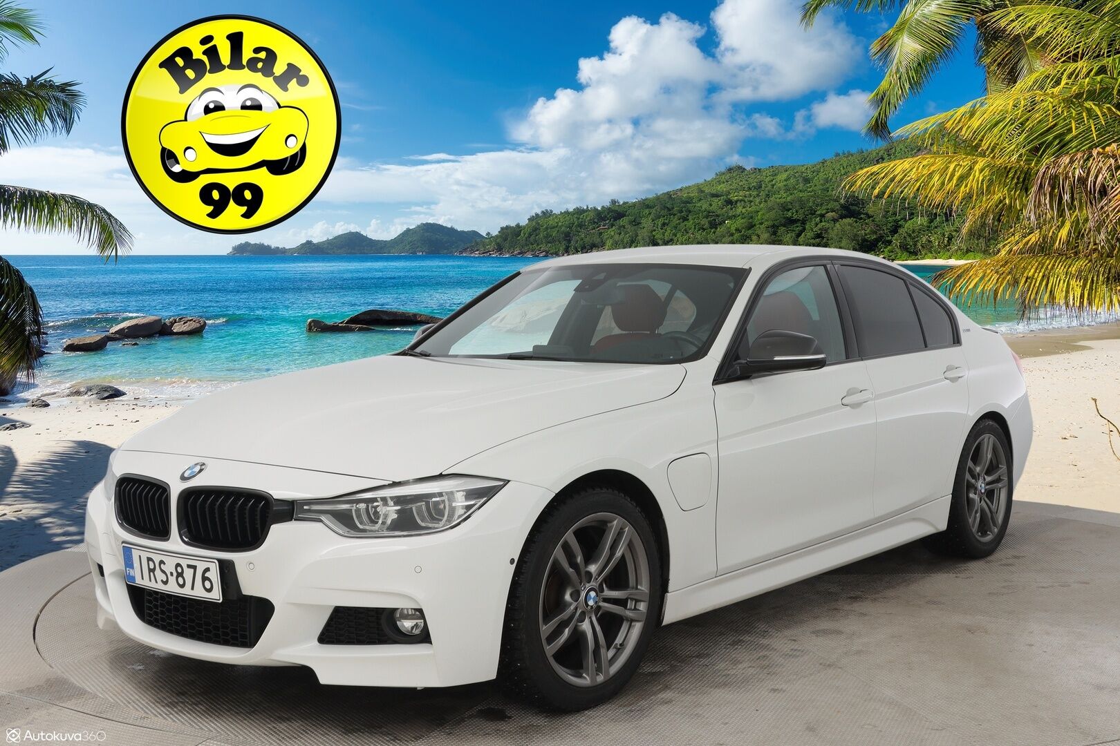 BMW 330 2018 F30 Sedan 330e A Business M Sport - Punaiset sporttinahat / HUD / P-kamera / Muistipenkki / LED-valot / Navi 