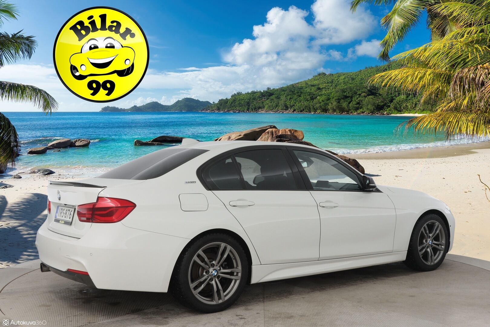BMW 330 2018 F30 Sedan 330e A Business M Sport - Punaiset sporttinahat / HUD / P-kamera / Muistipenkki / LED-valot / Navi 