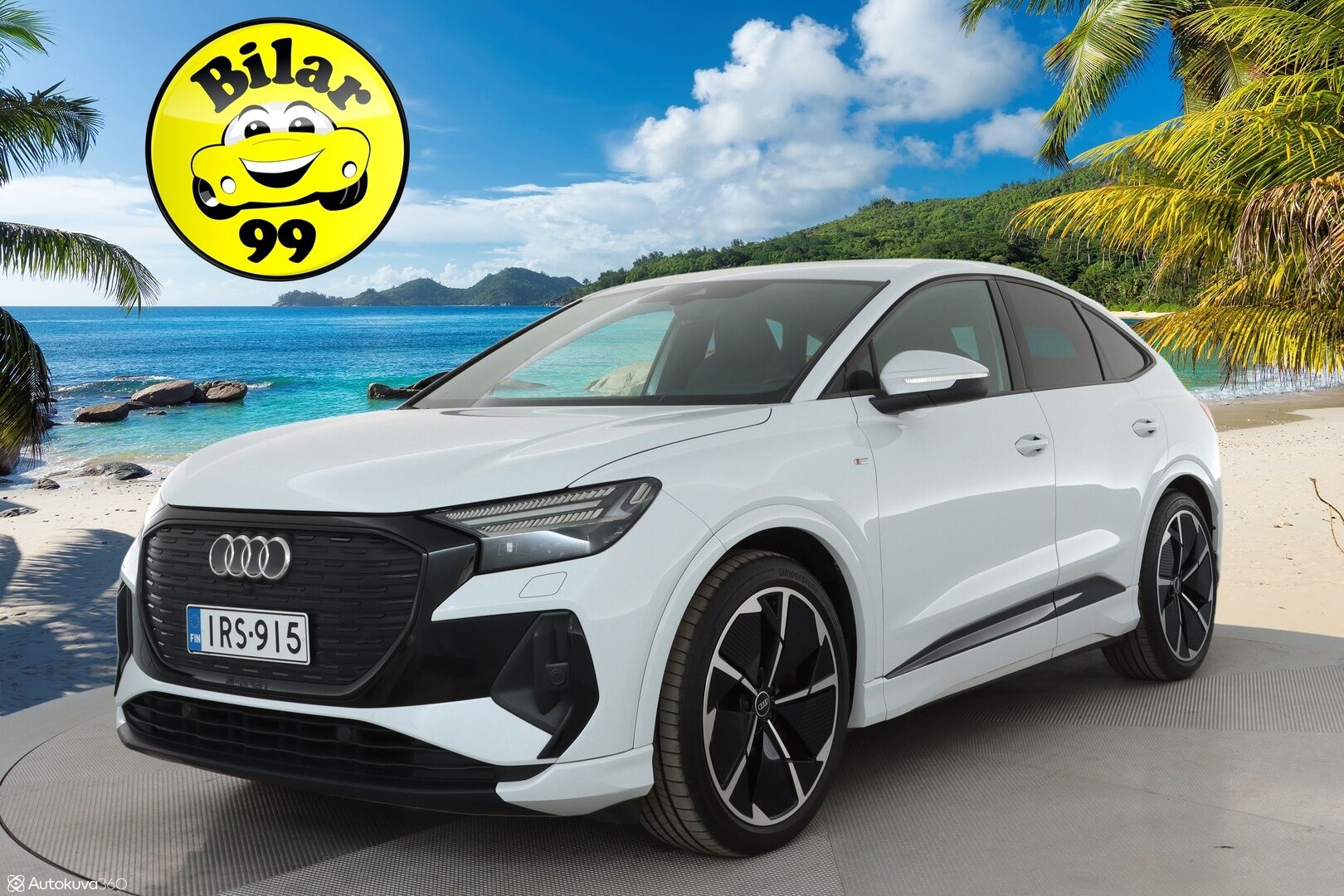 AUDI Q4 E-TRON 2022 50 e-tron quattro Sportback S Line - 3,99 % KORKOTARJOUS TÄHÄN AUTOON - Adapt.Vakkari / Sonos Audio / Matrix LED / HUD / Vetokoukku / Peruutuskamera / Nahka-Alcantara / Panoraama / Supervarusteet!