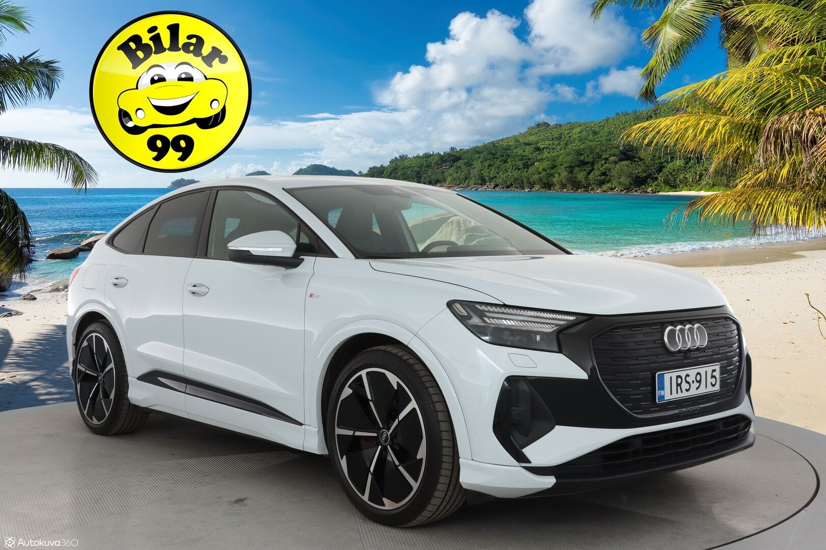 AUDI Q4 E-TRON 2022 50 e-tron quattro Sportback S Line - 3,99 % KORKOTARJOUS TÄHÄN AUTOON - Adapt.Vakkari / Sonos Audio / Matrix LED / HUD / Vetokoukku / Peruutuskamera / Nahka-Alcantara / Panoraama / Supervarusteet!
