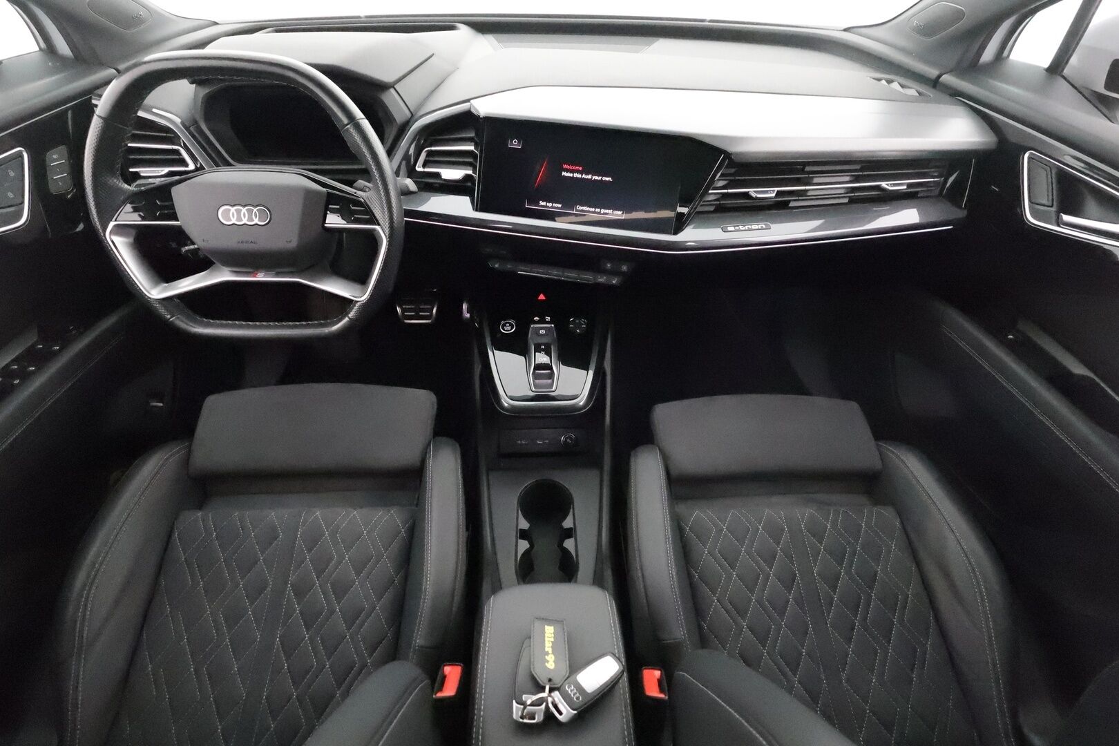 AUDI Q4 E-TRON 2022 50 e-tron quattro Sportback S Line - 3,99 % KORKOTARJOUS TÄHÄN AUTOON - Adapt.Vakkari / Sonos Audio / Matrix LED / HUD / Vetokoukku / Peruutuskamera / Nahka-Alcantara / Panoraama / Supervarusteet!