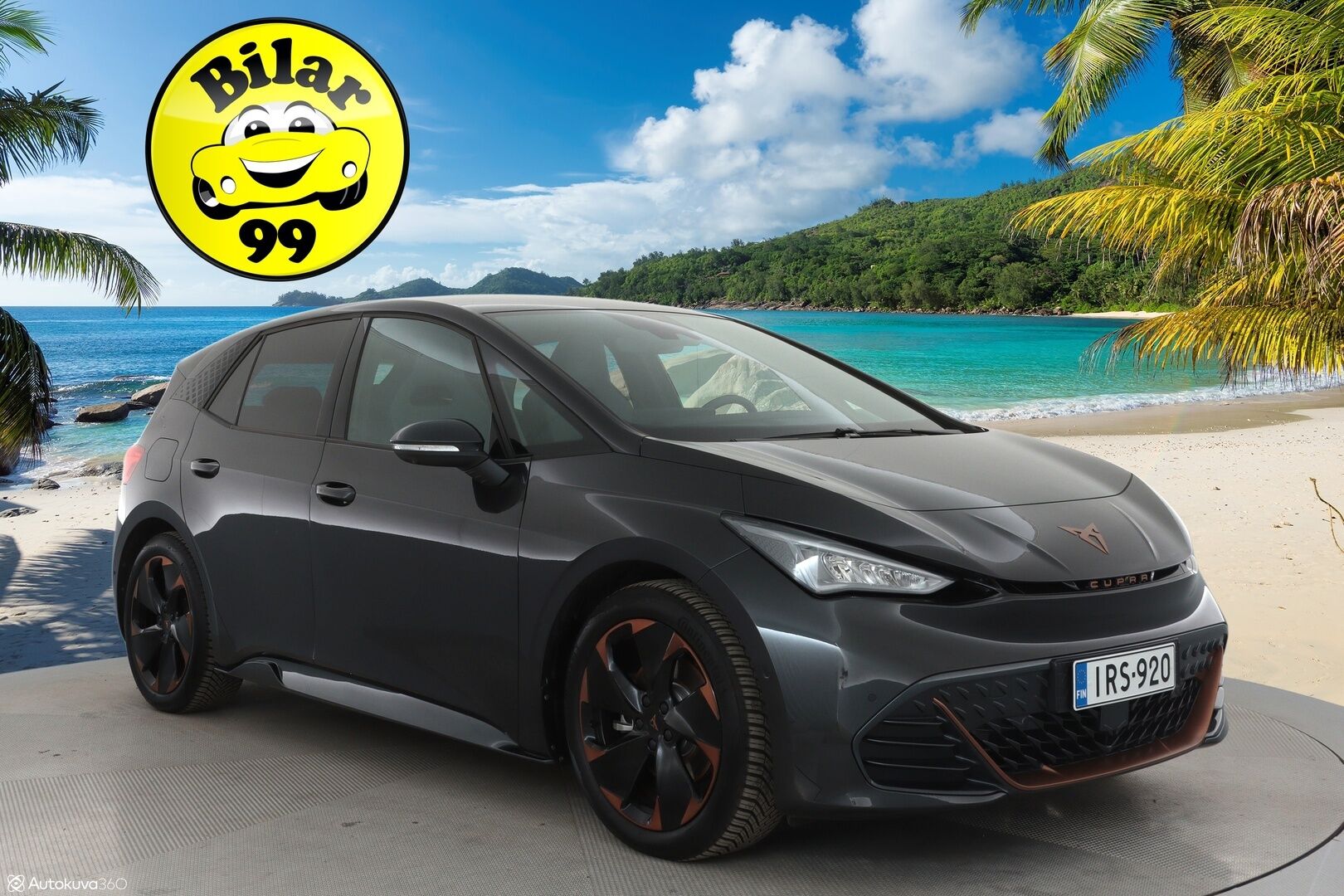 CUPRA BORN 2024 150kW 62kWh ** Adapt.vakkari / Hierovat sportti penkit / Lämpöpumppu / 360 kamera / Apple&Android / HUD / Nahka-alcantara verhoilu / Akku kuntotarkastettu - 3,99 % KORKOTARJOUS TÄHÄN AUTOON - 