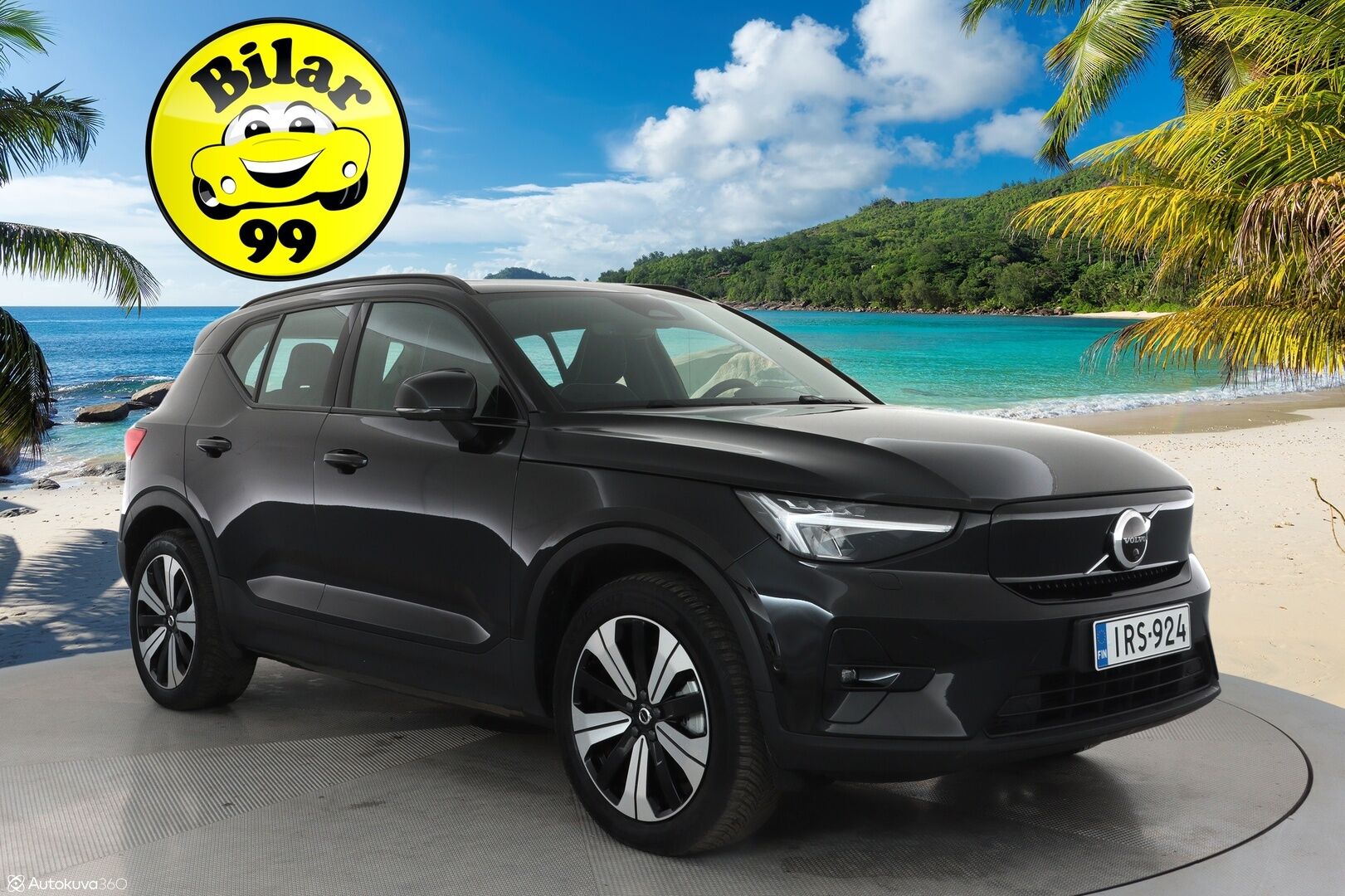 Volvo XC40 2023 Recharge Twin Motor Ultimate **Panorama / 360° Kamera / Adapt.Vakkari / Lämpöpumppu / Sporttipenkki Muistilla** - 3,99 % KORKOTARJOUS TÄHÄN AUTOON - Harman/Kardon / LED-valot / Google Maps / Kaistavahti / Digimittaristo / KeylessGO / Akku kuntotarkastettu / Juuri huollettu!