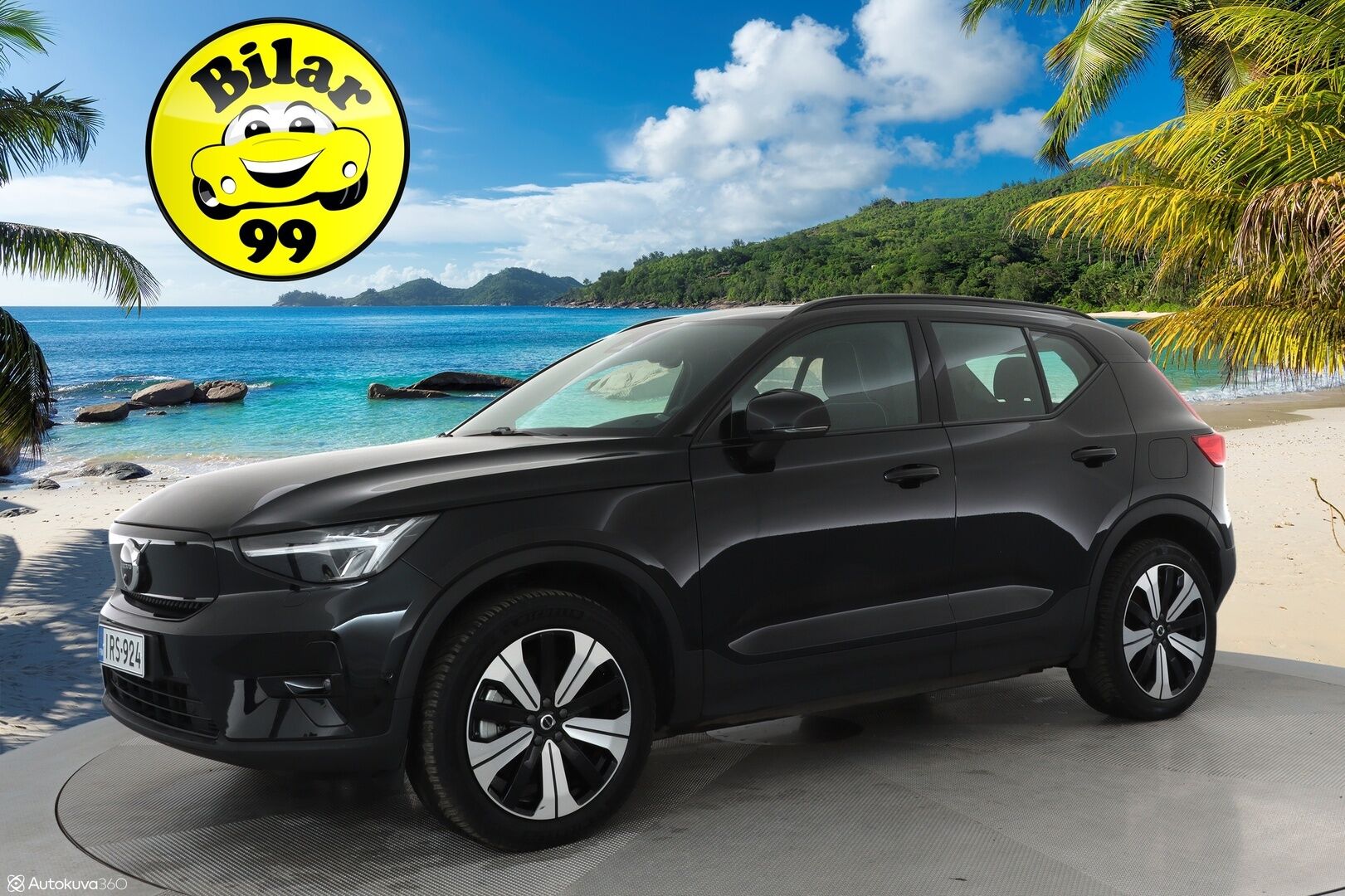 Volvo XC40 2023 Recharge Twin Motor Ultimate **Panorama / 360° Kamera / Adapt.Vakkari / Lämpöpumppu / Sporttipenkki Muistilla** - 3,99 % KORKOTARJOUS TÄHÄN AUTOON - Harman/Kardon / LED-valot / Google Maps / Kaistavahti / Digimittaristo / KeylessGO / Akku kuntotarkastettu / Juuri huollettu!