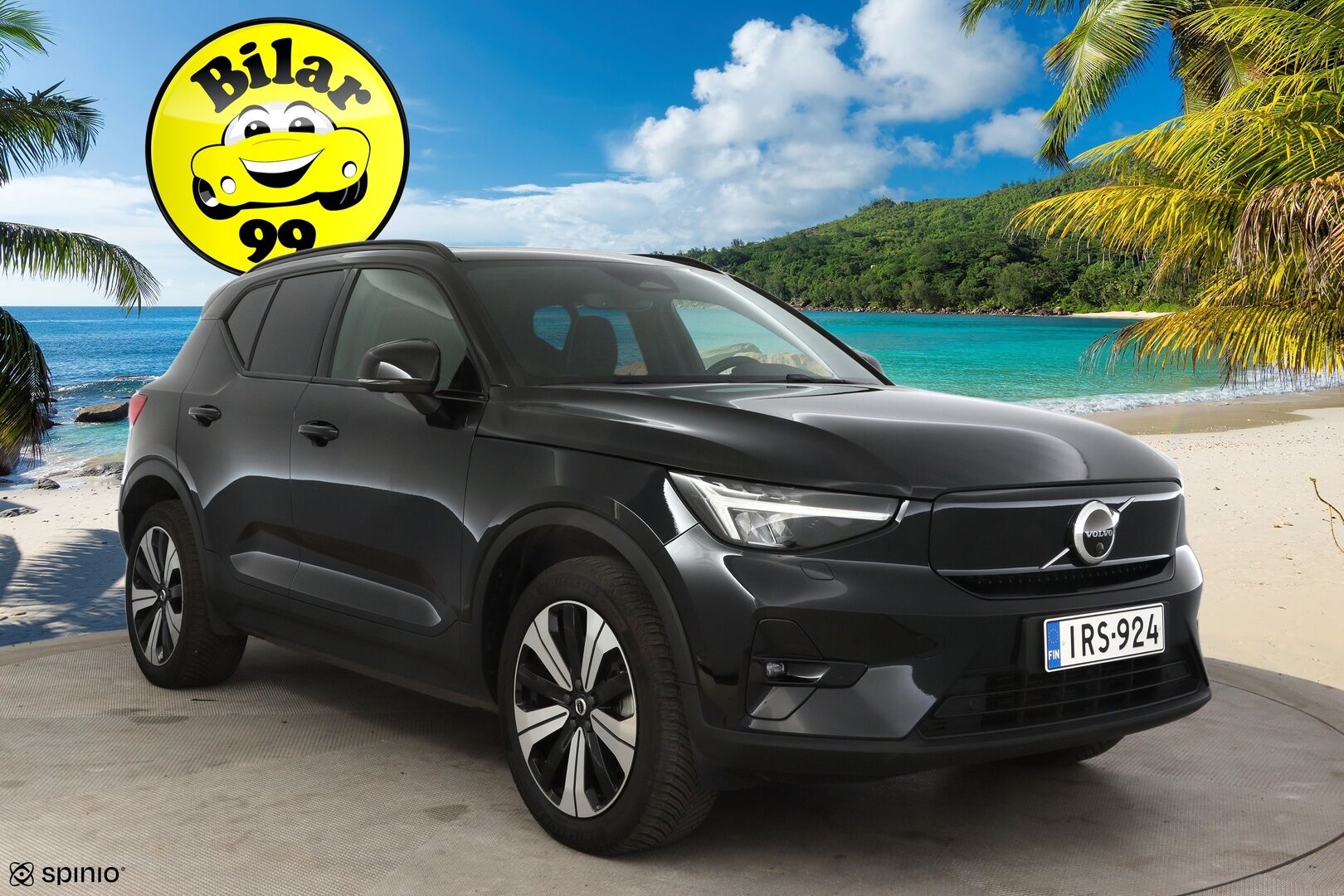 Volvo XC40 2023 Recharge Twin Motor Ultimate **Panorama / 360° Kamera / Adapt.Vakkari / Lämpöpumppu / Sporttipenkki Muistilla** - 3,99 % KORKOTARJOUS TÄHÄN AUTOON - Harman/Kardon / LED-valot / Google Maps / Kaistavahti / Digimittaristo / KeylessGO / Akku kuntotarkastettu / Juuri huollettu!