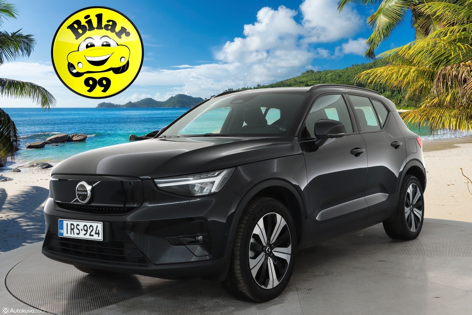Volvo XC40 2023 Recharge Twin Motor Ultimate **Panorama / 360° Kamera / Adapt.Vakkari / Lämpöpumppu / Sporttipenkki Muistilla** - 3,99 % KORKOTARJOUS TÄHÄN AUTOON - Harman/Kardon / LED-valot / Google Maps / Kaistavahti / Digimittaristo / KeylessGO / Akku kuntotarkastettu / Juuri huollettu!