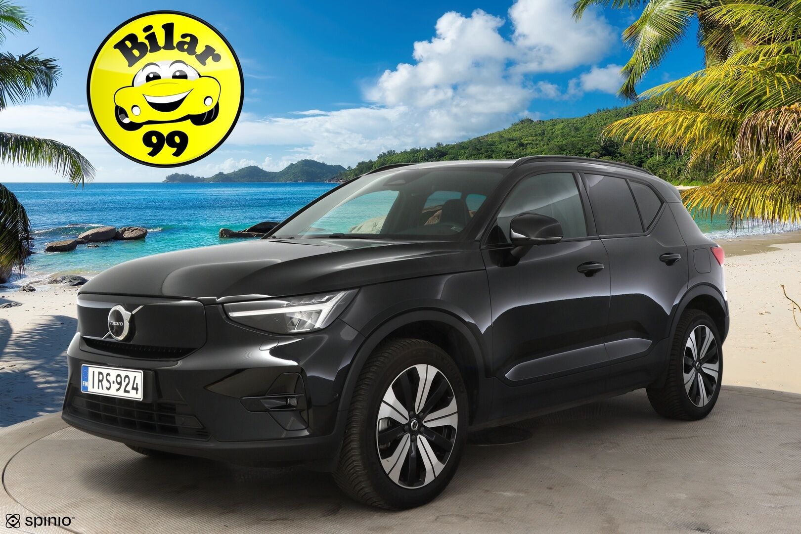 Volvo XC40 2023 Recharge Twin Motor Ultimate **Panorama / 360° Kamera / Adapt.Vakkari / Lämpöpumppu / Sporttipenkki Muistilla** - 3,99 % KORKOTARJOUS TÄHÄN AUTOON - Harman/Kardon / LED-valot / Google Maps / Kaistavahti / Digimittaristo / KeylessGO / Akku kuntotarkastettu / Juuri huollettu!