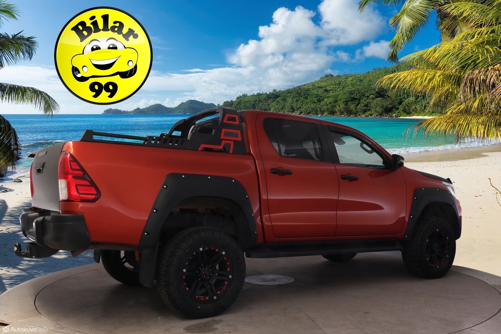 TOYOTA HILUX 2019 Double Cab 4WD 2,4D Ultimate - 3,99 % KORKOTARJOUS TÄHÄN AUTOON - Super hieno! / Nahkapenkit / P-kamera / Kaistavahti / Vakkari / LED-valot / Koukku / Aut. Ilmastointi