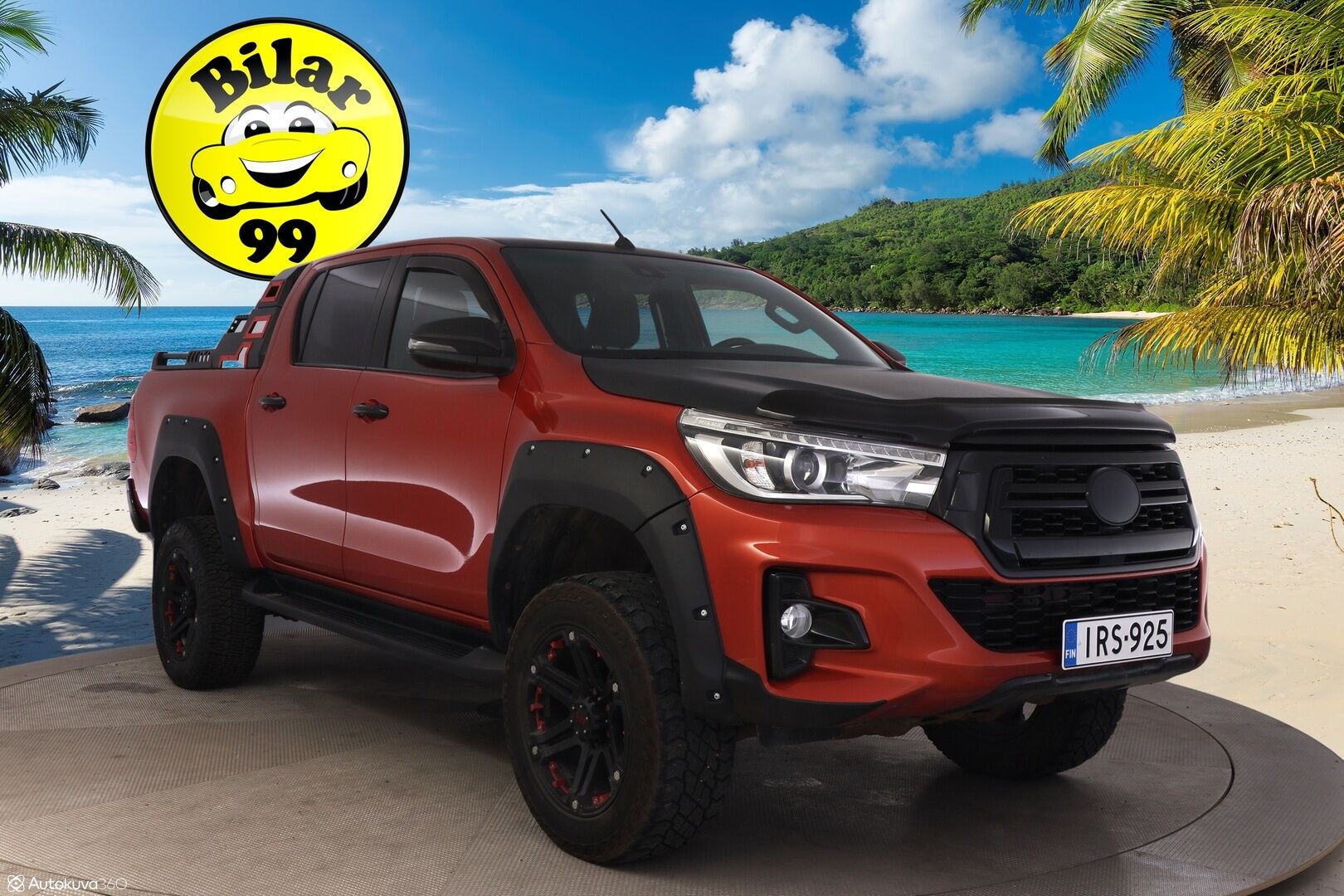 TOYOTA HILUX 2019 Double Cab 4WD 2,4D Ultimate - 3,99 % KORKOTARJOUS TÄHÄN AUTOON - Super hieno! / Nahkapenkit / P-kamera / Kaistavahti / Vakkari / LED-valot / Koukku / Aut. Ilmastointi