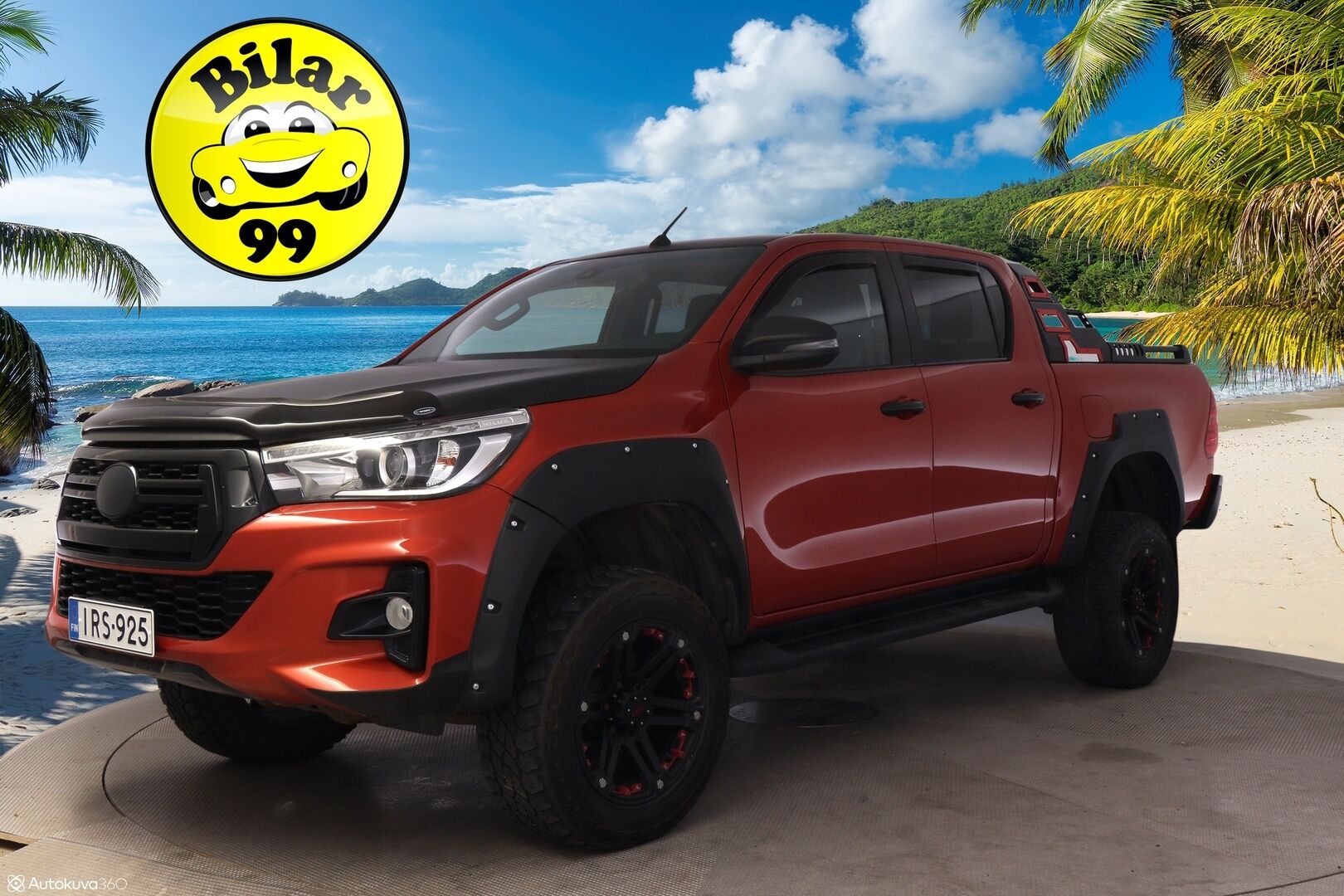 TOYOTA HILUX 2019 Double Cab 4WD 2,4D Ultimate - 3,99 % KORKOTARJOUS TÄHÄN AUTOON - Super hieno! / Nahkapenkit / P-kamera / Kaistavahti / Vakkari / LED-valot / Koukku / Aut. Ilmastointi
