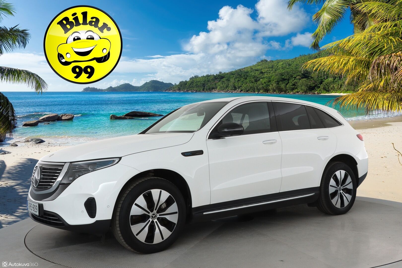 MERCEDES-BENZ EQC 2022 400 4Matic - 3,99 % KORKOTARJOUS TÄHÄN AUTOON - Distronic+ / Kattoluukku / 360-Kamera / Multibeam LED / Muistipenkit / Comand Navi / Widescreen / Akku kuntotarkastettu!
