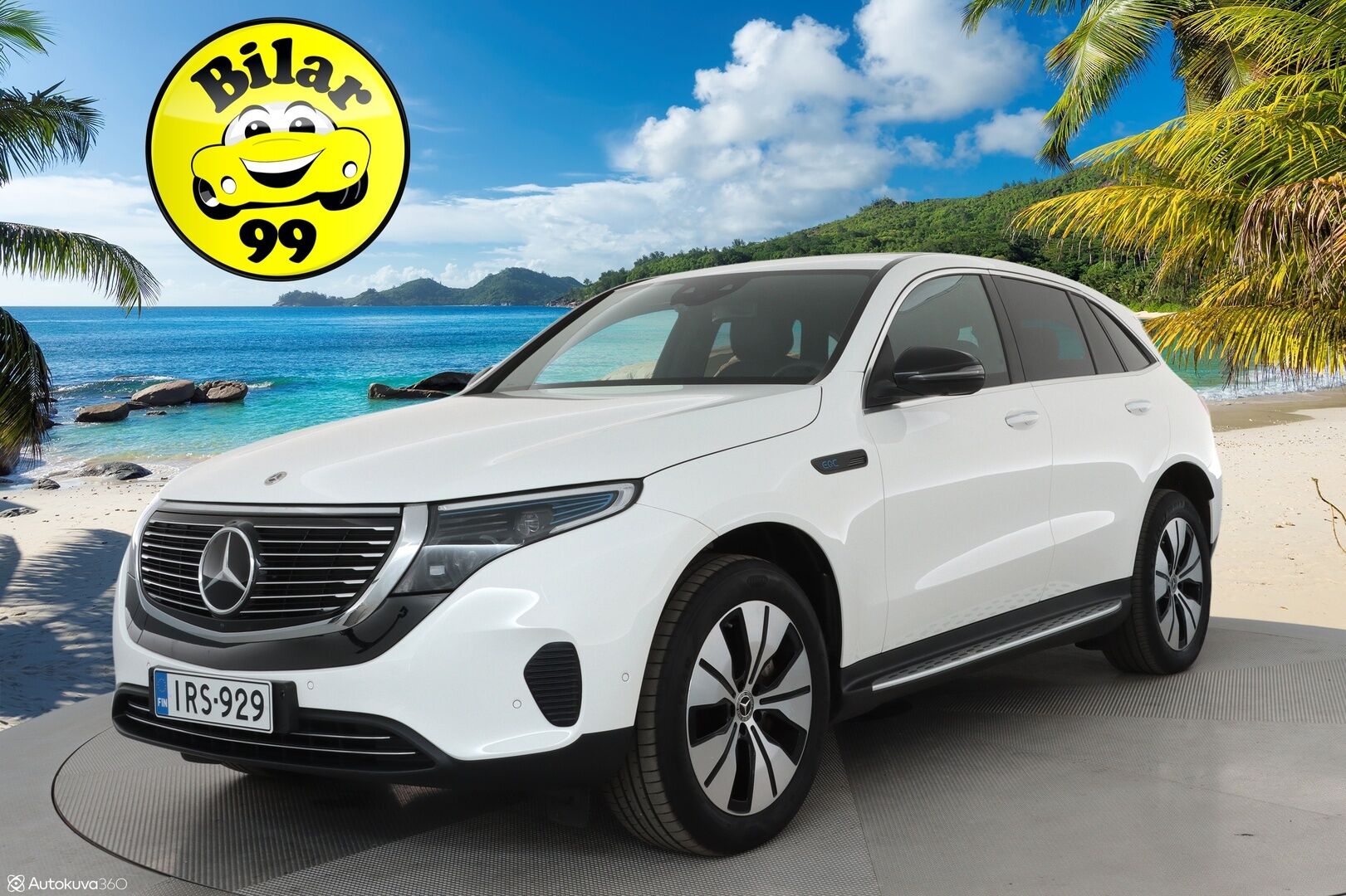 MERCEDES-BENZ EQC 2022 400 4Matic - 3,99 % KORKOTARJOUS TÄHÄN AUTOON - Distronic+ / Kattoluukku / 360-Kamera / Multibeam LED / Muistipenkit / Comand Navi / Widescreen / Akku kuntotarkastettu!