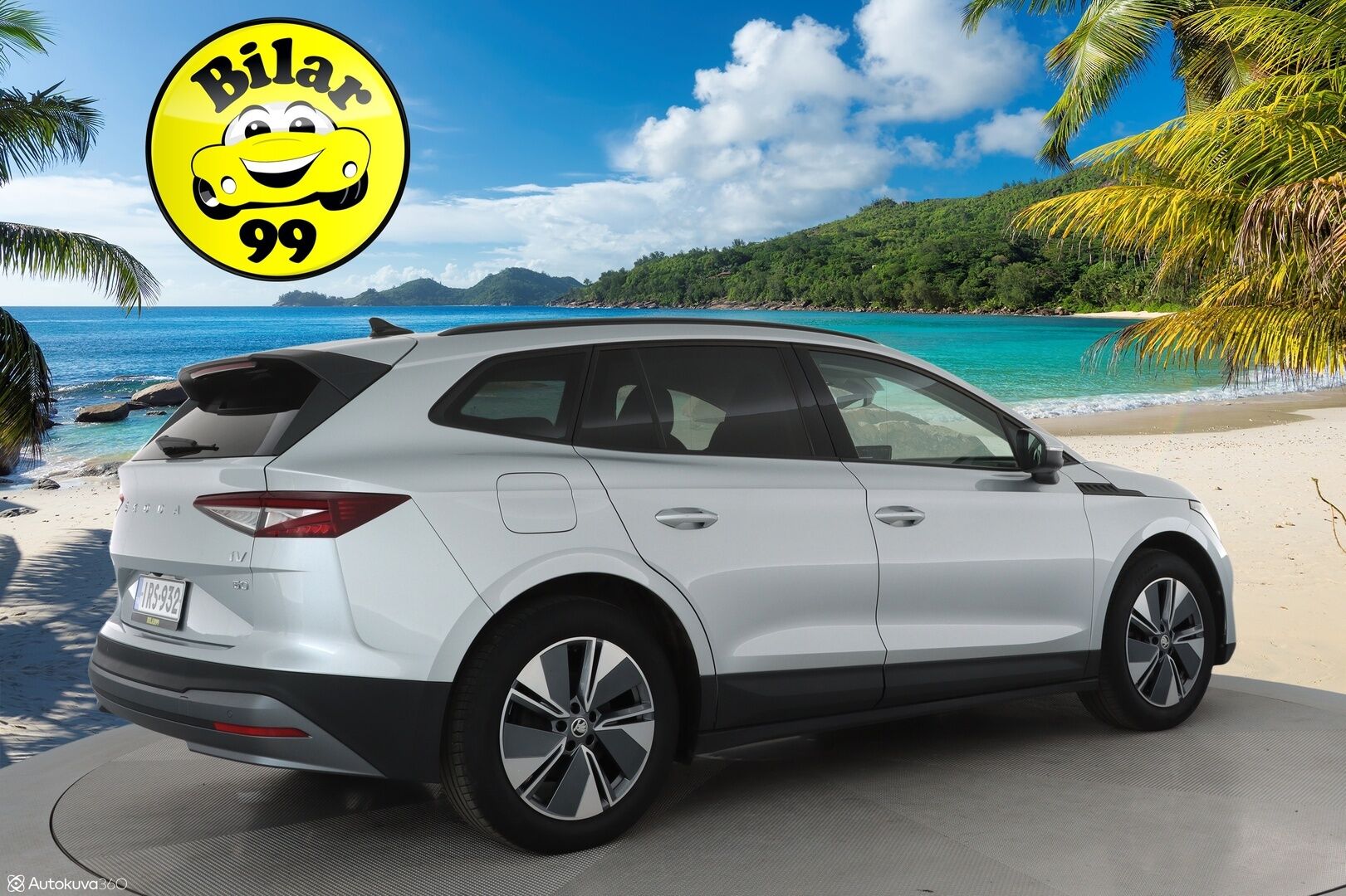 SKODA ENYAQ 2022 60iV **Lämpöpumppu / Koukku / 360° Kamera / Matrix-LED / Adapt.Vakkari / Muistipenkki / Navi / Kaistavahti / KeylessGO** - 3,99 % KORKOTARJOUS TÄHÄN AUTOON - Digimittaristo / 1x Vanteet / 2x renkaat