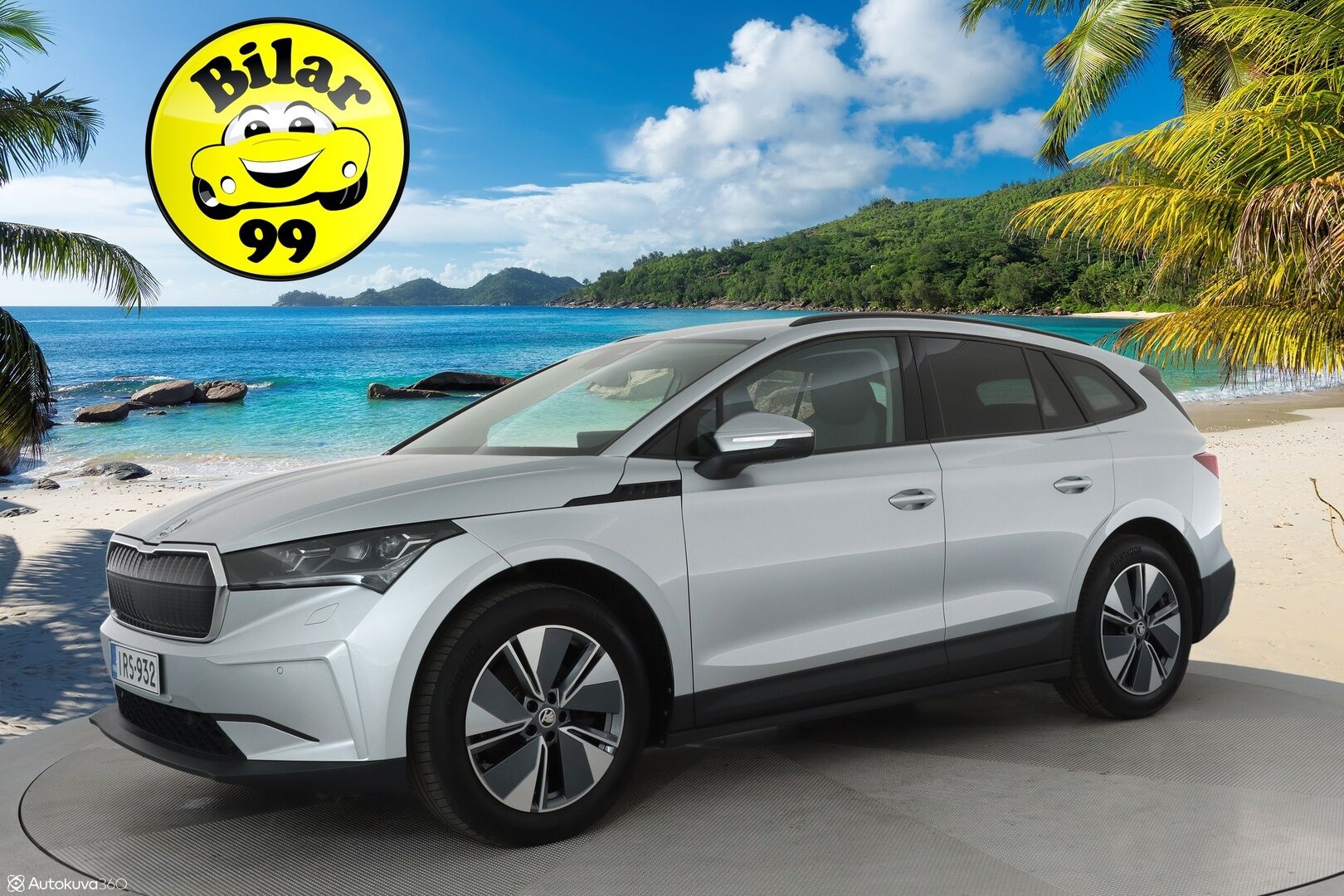 SKODA ENYAQ 2022 60iV **Lämpöpumppu / Koukku / 360° Kamera / Matrix-LED / Adapt.Vakkari / Muistipenkki / Navi / Kaistavahti / KeylessGO** - 3,99 % KORKOTARJOUS TÄHÄN AUTOON - Digimittaristo / 1x Vanteet / 2x renkaat