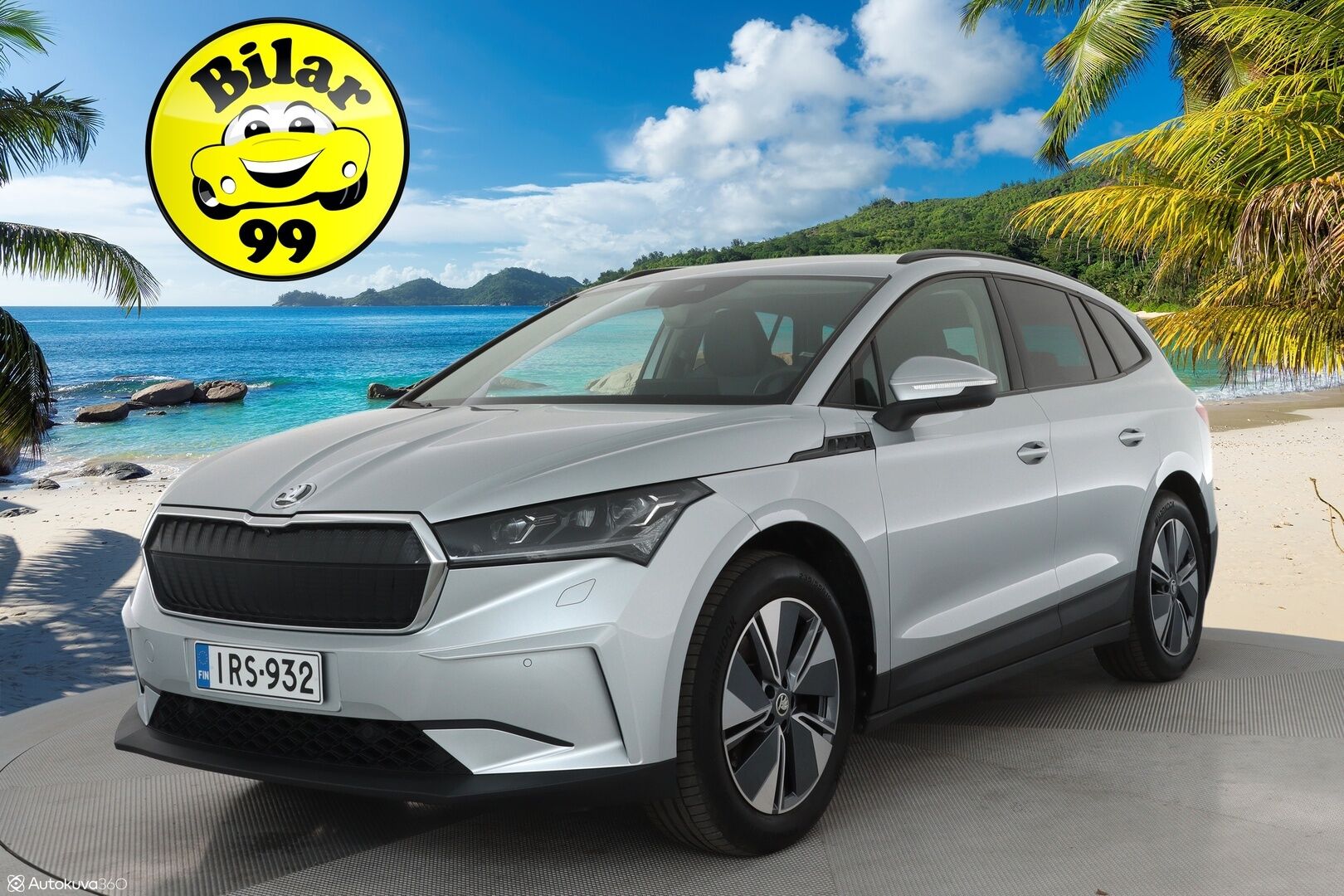 SKODA ENYAQ 2022 60iV **Lämpöpumppu / Koukku / 360° Kamera / Matrix-LED / Adapt.Vakkari / Muistipenkki / Navi / Kaistavahti / KeylessGO** - 3,99 % KORKOTARJOUS TÄHÄN AUTOON - Digimittaristo / 1x Vanteet / 2x renkaat