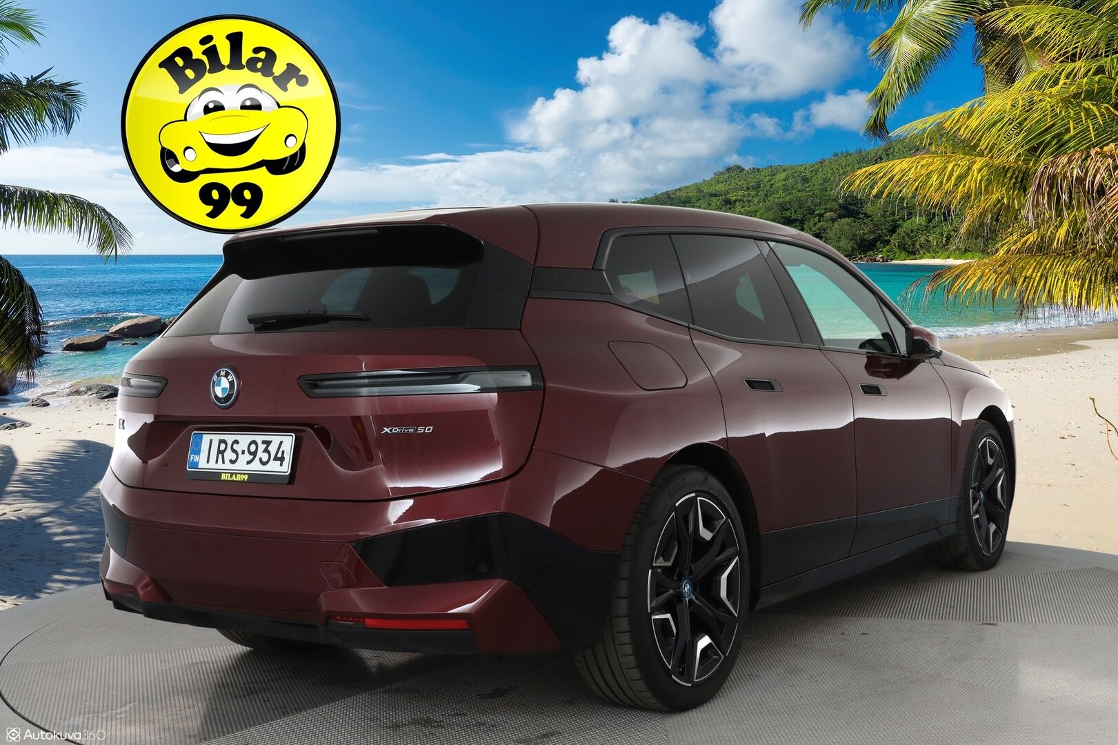 BMW IX 2022 xDrive50 Fully Charged * Bowers&Wilkins / SkyLounge / ACC / Ilmastoidut&Hierovat muistipenkit / Softclose / Vetokoukku * - 2,99 % KORKOTARJOUS TÄHÄN AUTOON - SoH 91,1% / Merkkihuollettu / Huippuvarusteet / Upea väri!