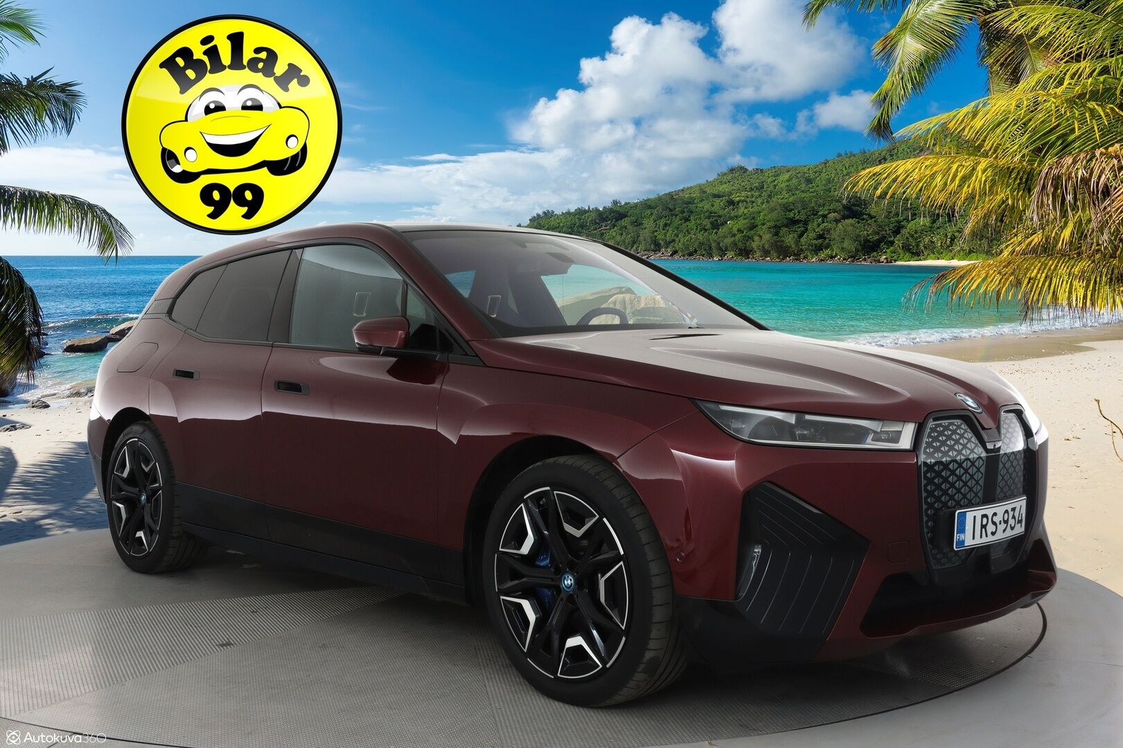 BMW IX 2022 xDrive50 Fully Charged * Bowers&Wilkins / SkyLounge / ACC / Ilmastoidut&Hierovat muistipenkit / Softclose / Vetokoukku * - 2,99 % KORKOTARJOUS TÄHÄN AUTOON - SoH 91,1% / Merkkihuollettu / Huippuvarusteet / Upea väri!