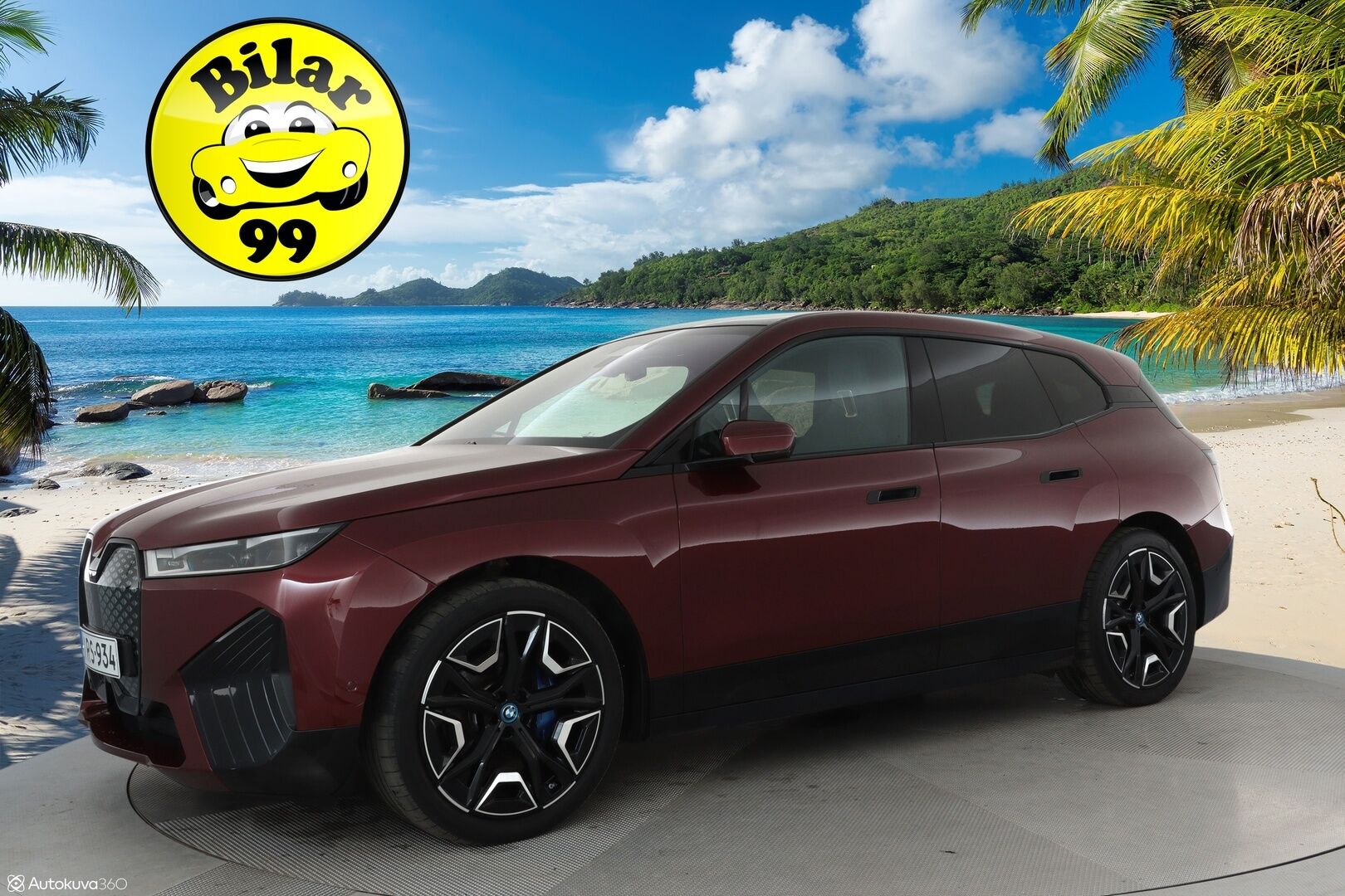 BMW IX 2022 xDrive50 Fully Charged * Bowers&Wilkins / SkyLounge / ACC / Ilmastoidut&Hierovat muistipenkit / Softclose / Vetokoukku * - 2,99 % KORKOTARJOUS TÄHÄN AUTOON - SoH 91,1% / Merkkihuollettu / Huippuvarusteet / Upea väri!