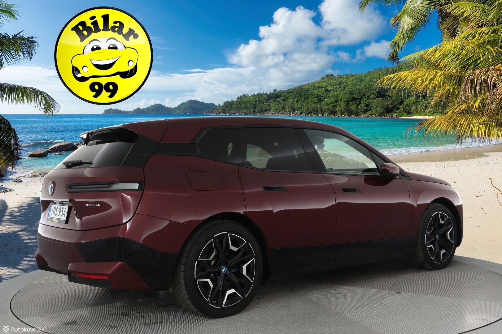 BMW IX 2022 xDrive50 Fully Charged * Bowers&Wilkins / SkyLounge / ACC / Ilmastoidut&Hierovat muistipenkit / Softclose / Vetokoukku * - 2,99 % KORKOTARJOUS TÄHÄN AUTOON - SoH 91,1% / Merkkihuollettu / Huippuvarusteet / Upea väri!
